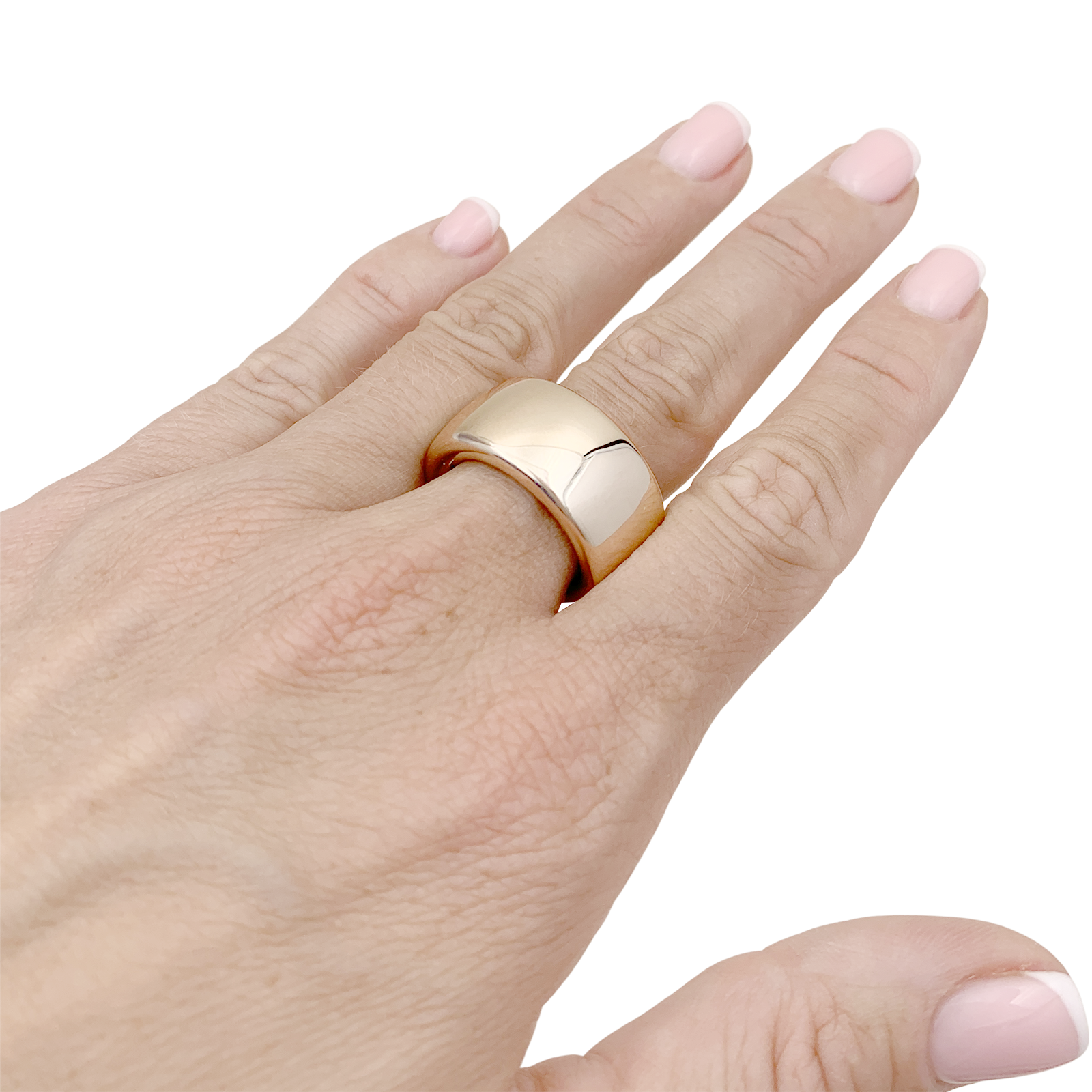 Bague Pomellato, "Iconica Medium Large", or naturel.