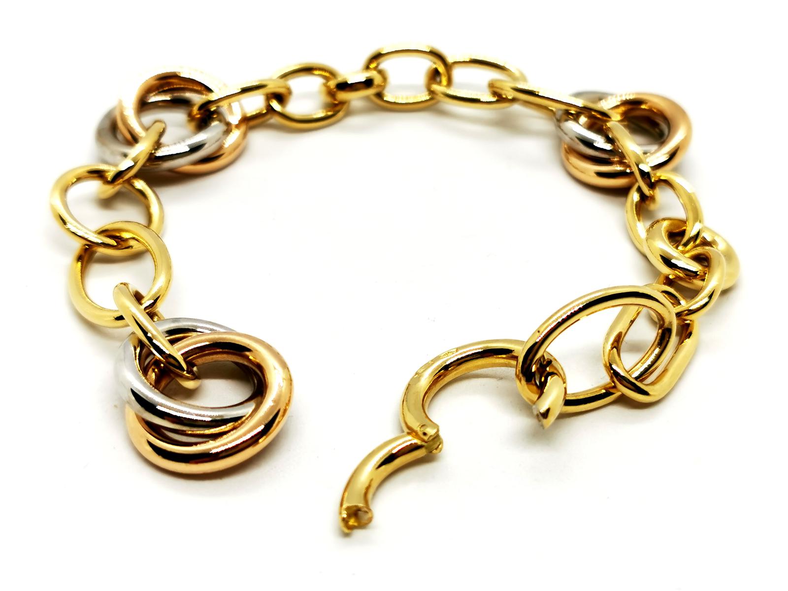 Pomellato Trilogy Bracelet Yellow gold, Pink gold, White gold