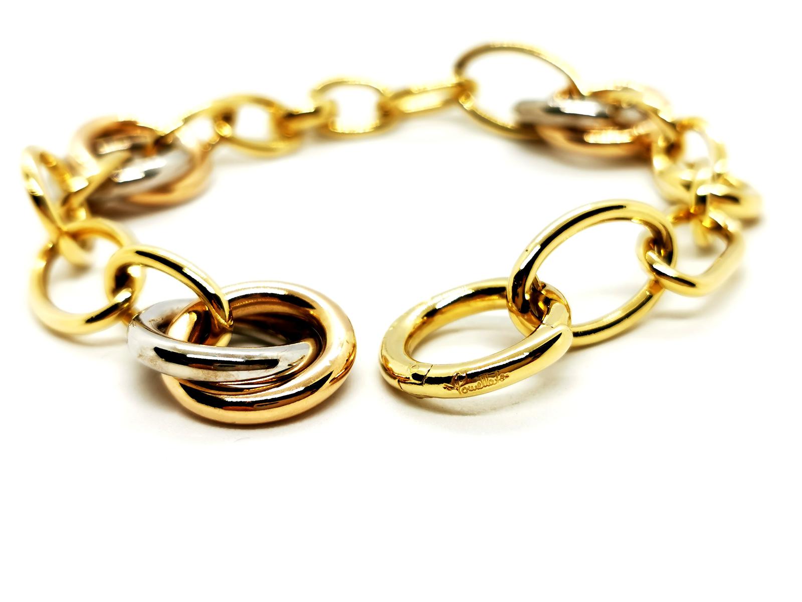 Pomellato Trilogy Bracelet Yellow gold, Pink gold, White gold