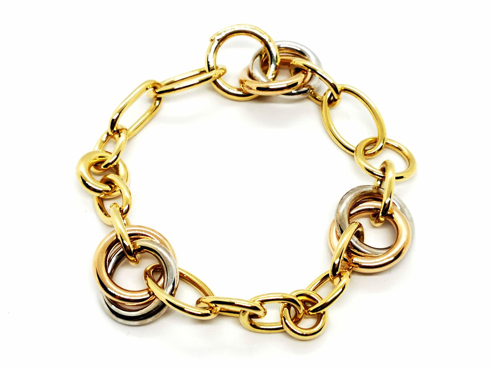 Pomellato Trilogy Bracelet Yellow gold, Pink gold, White gold
