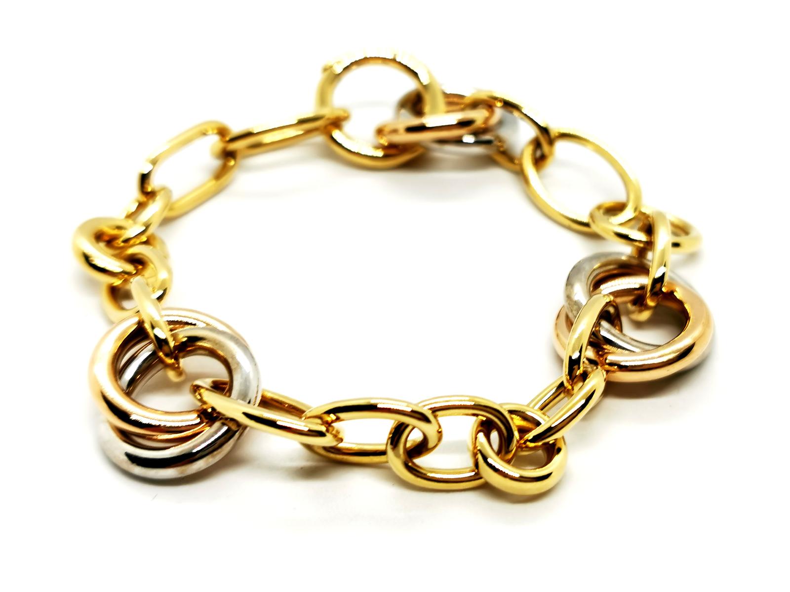 Pomellato Trilogy Bracelet Yellow gold, Pink gold, White gold