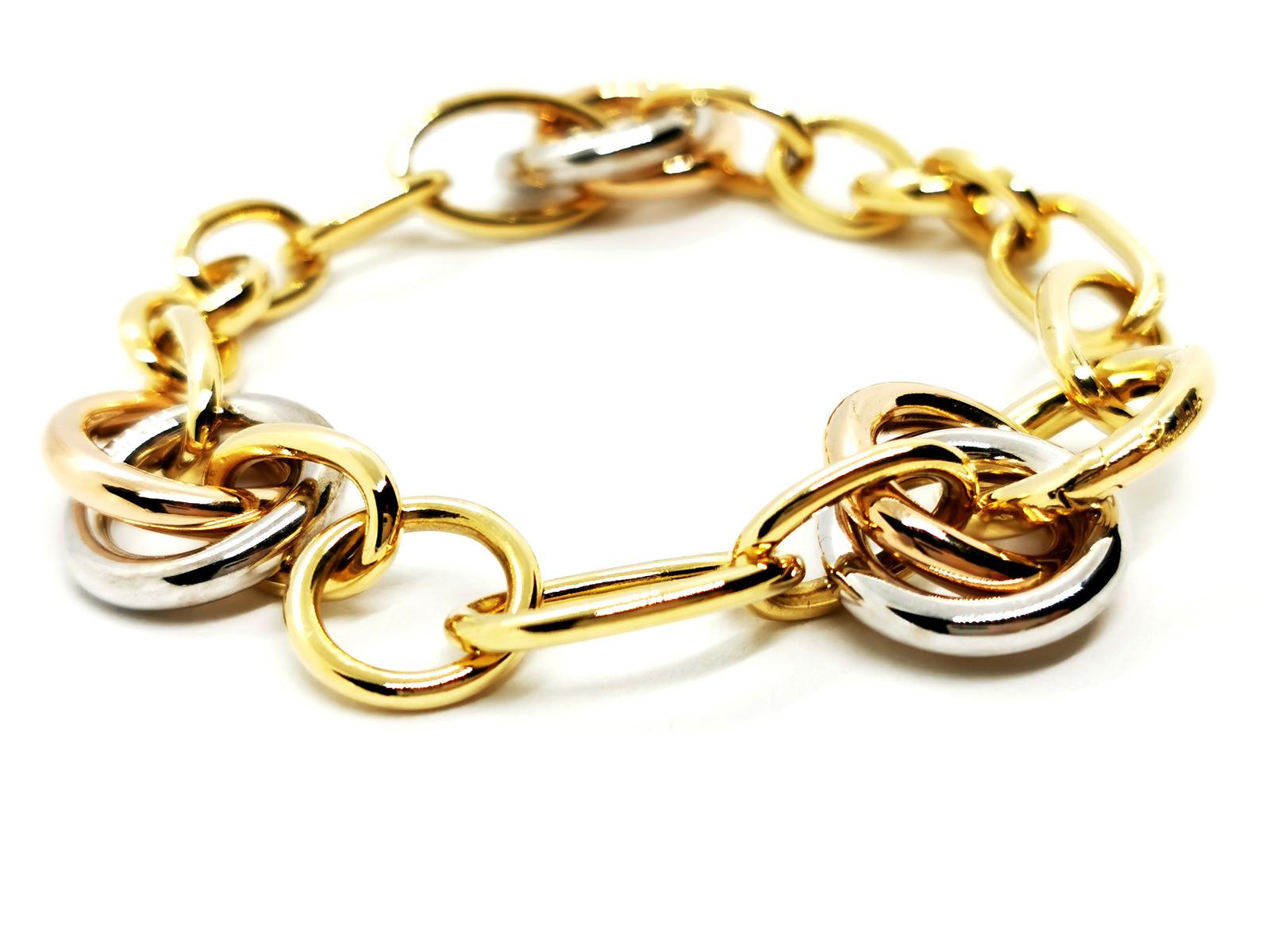 Pomellato Trilogy Bracelet Yellow gold, Pink gold, White gold