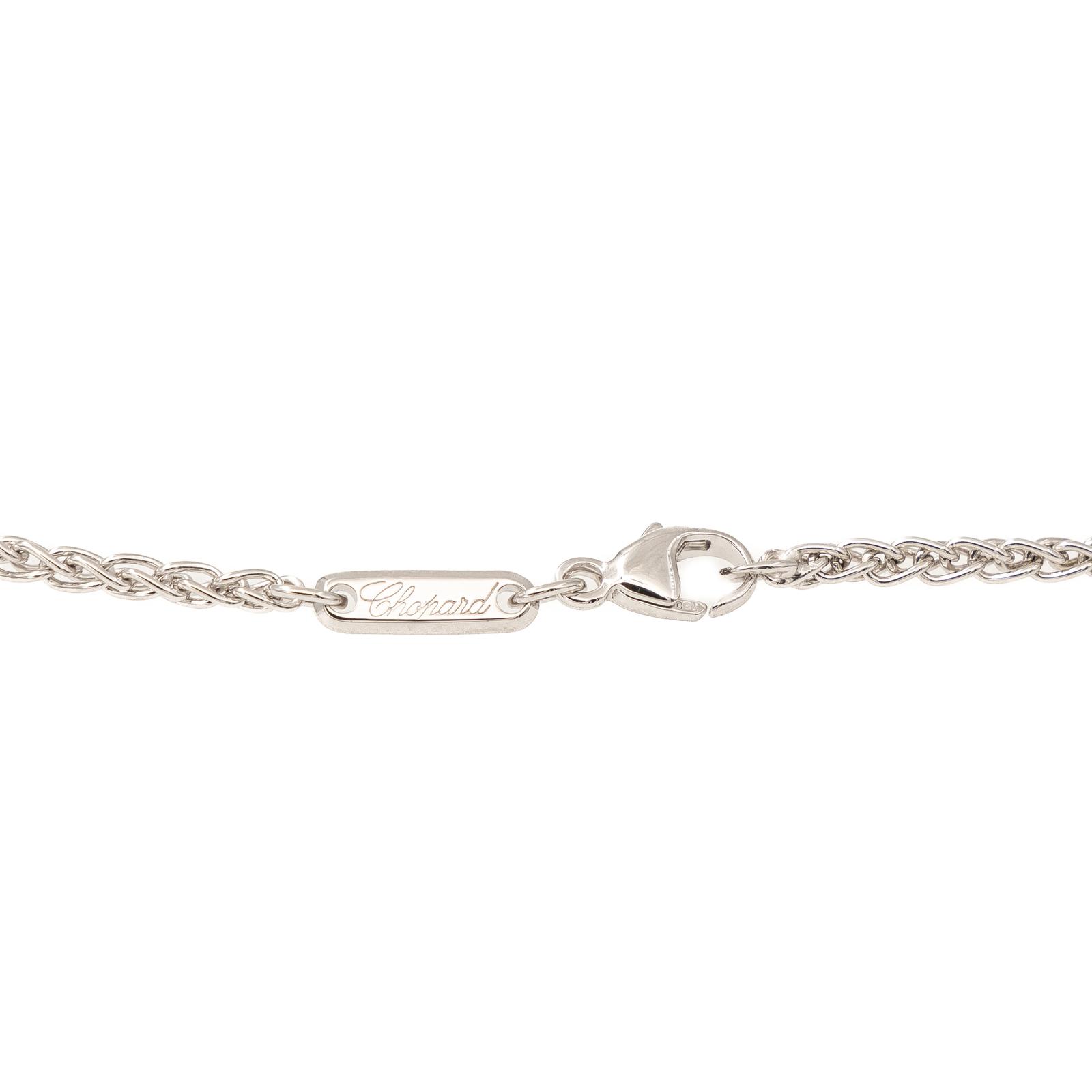 Chopard White Gold Chain Necklace