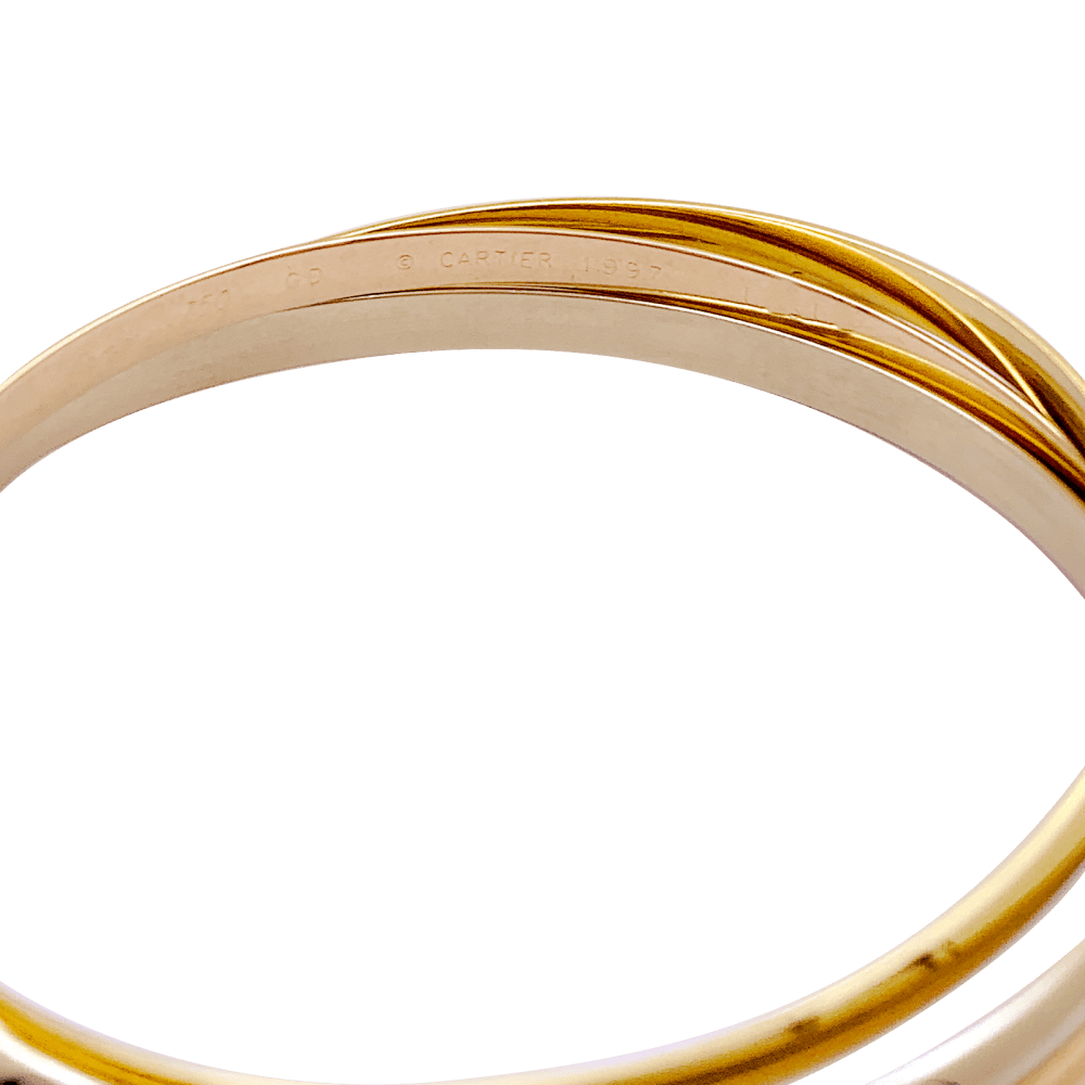 Bracelet Cartier, "Trinity", trois ors.