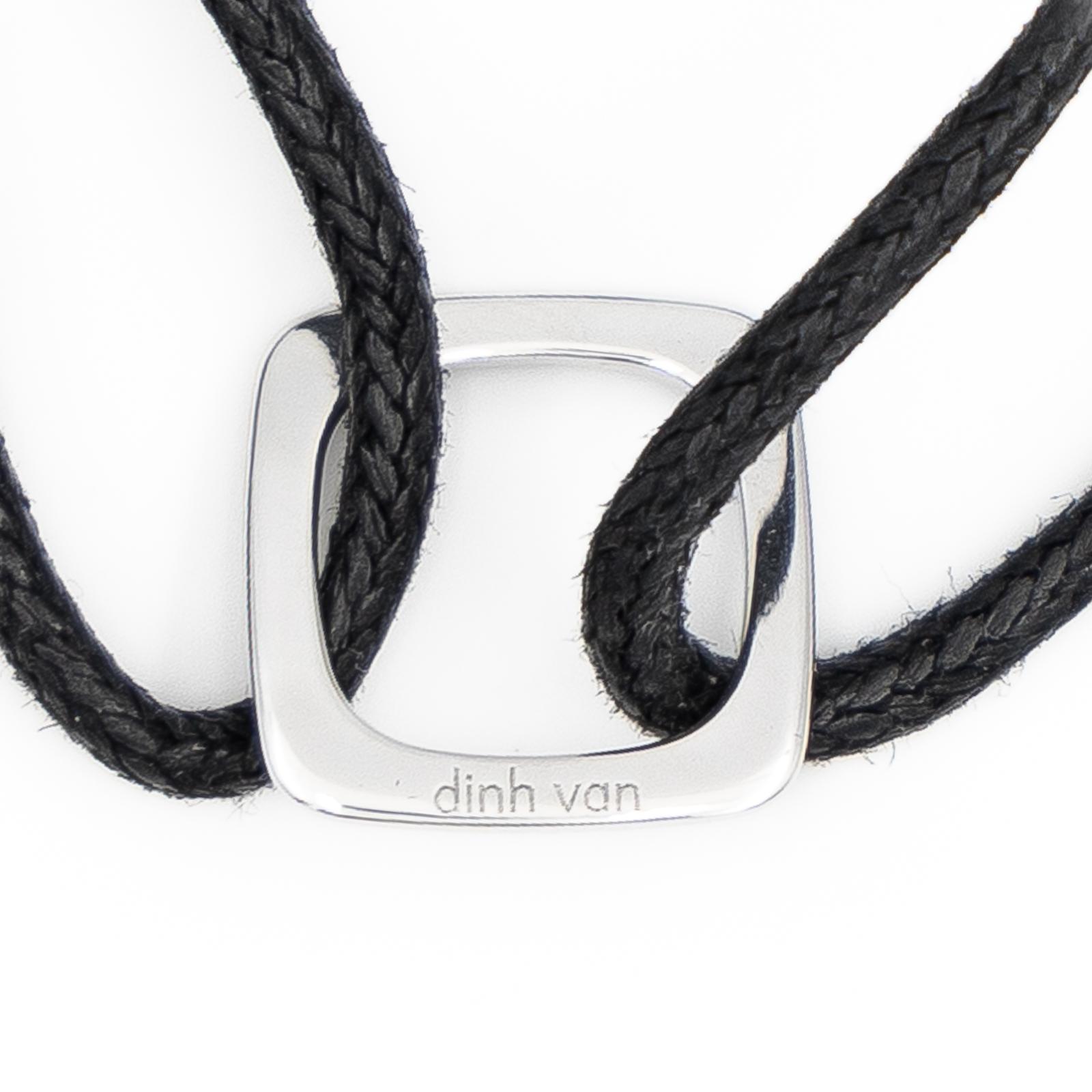 Dinh Van Cord Bracelet White gold