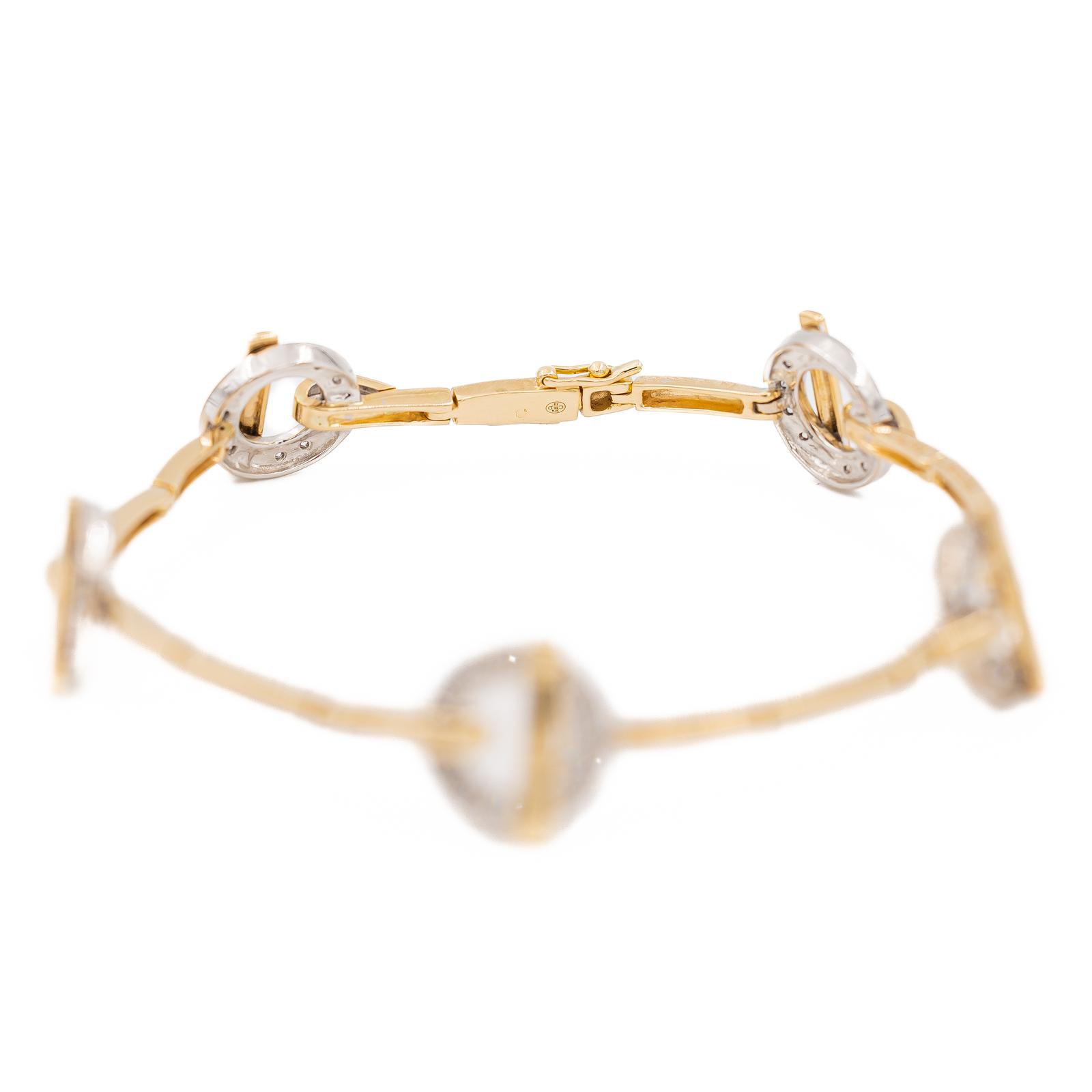 Guy Laroche Bracelet Yellow gold, White gold Diamond