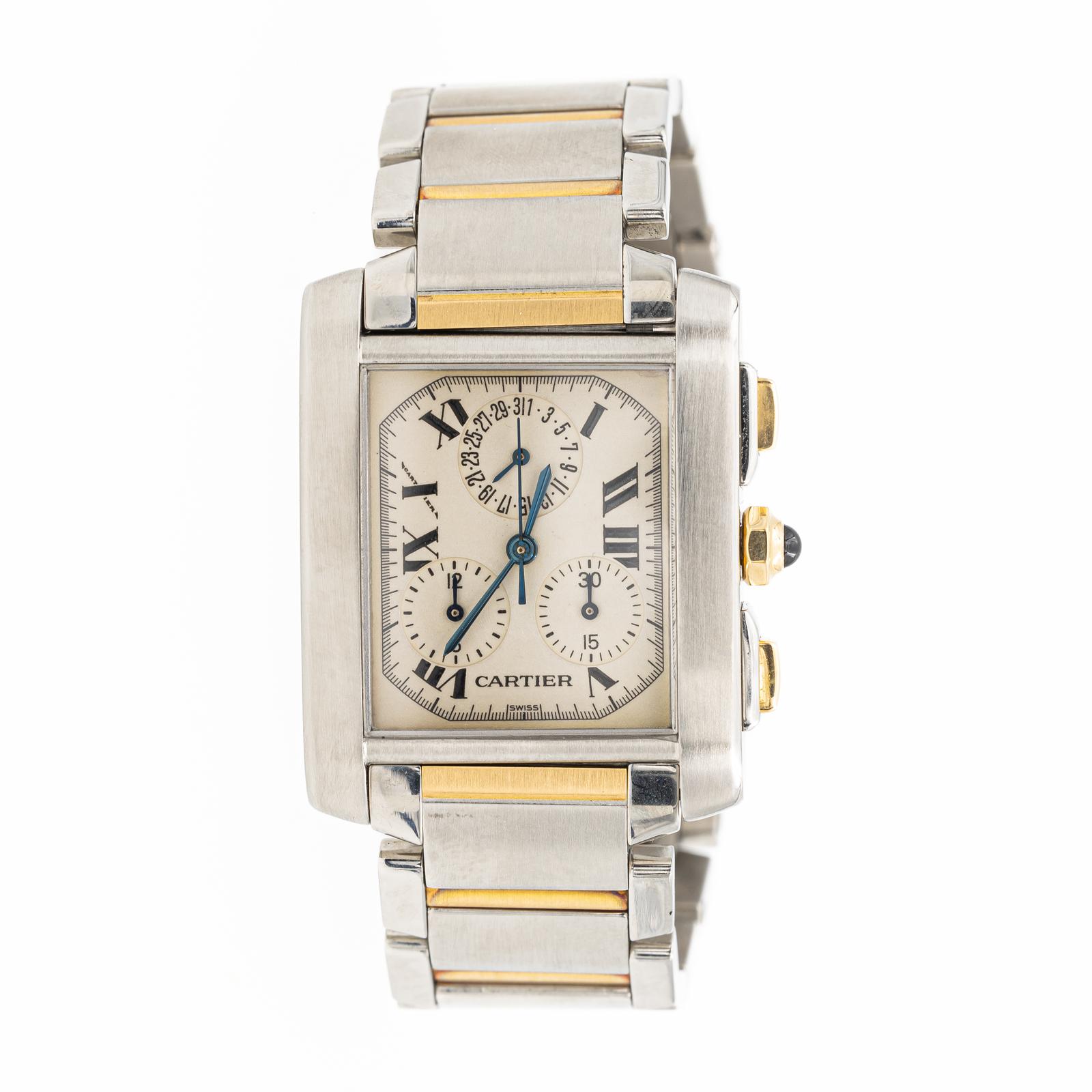 Cartier Tank Française Watch Yellow Gold, Steel