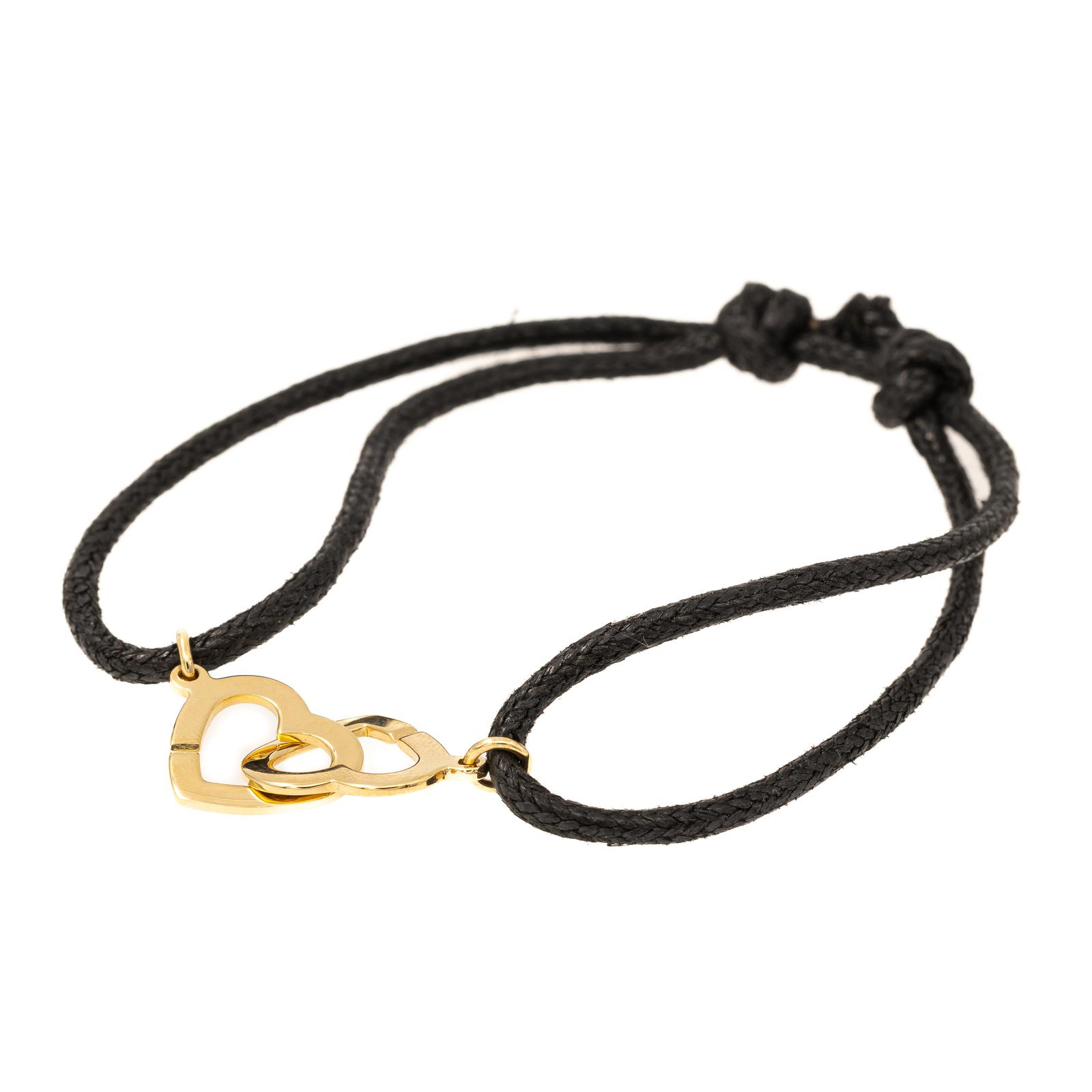 Dinh Van Yellow Gold Handcuff Cord Bracelet