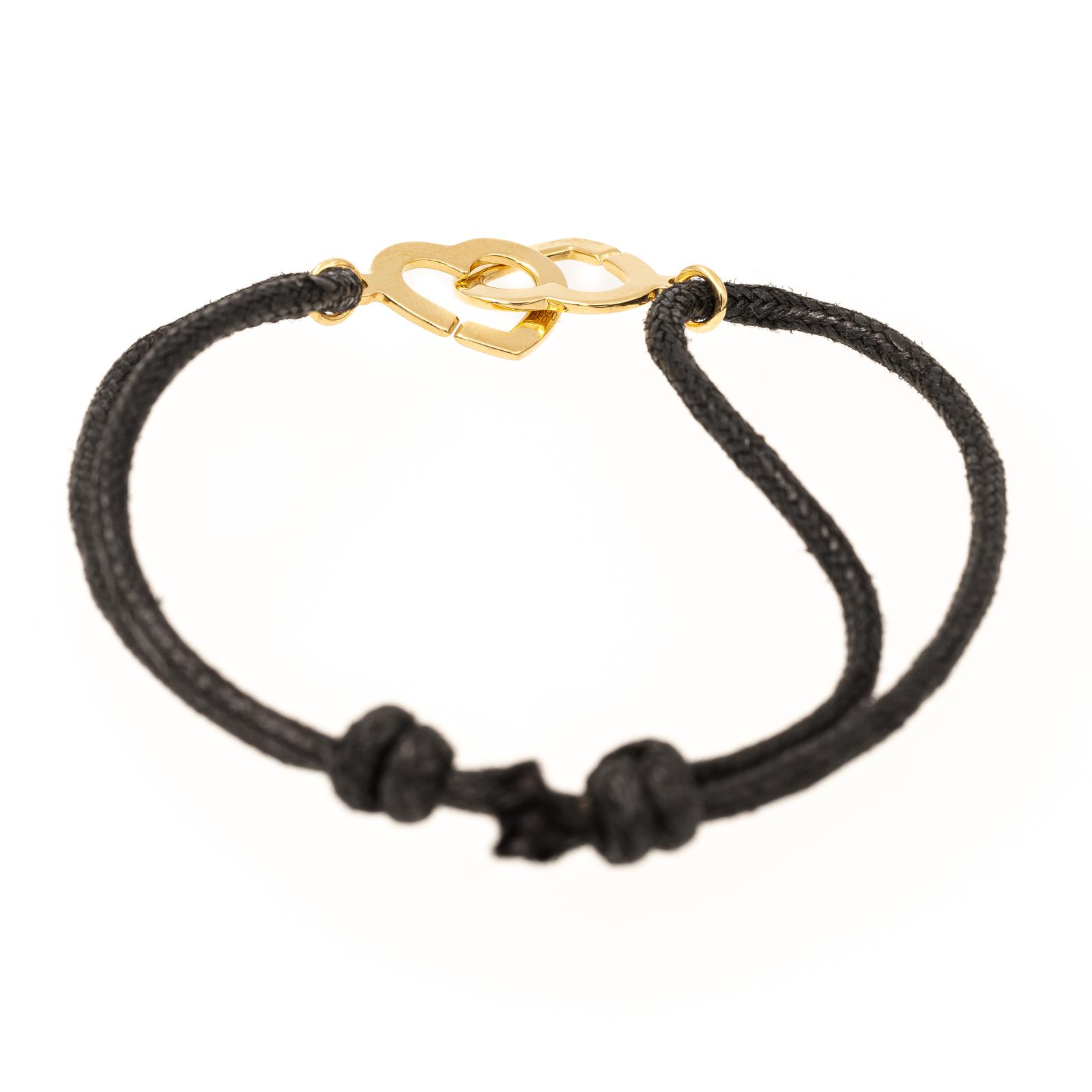 Dinh Van Yellow Gold Handcuff Cord Bracelet