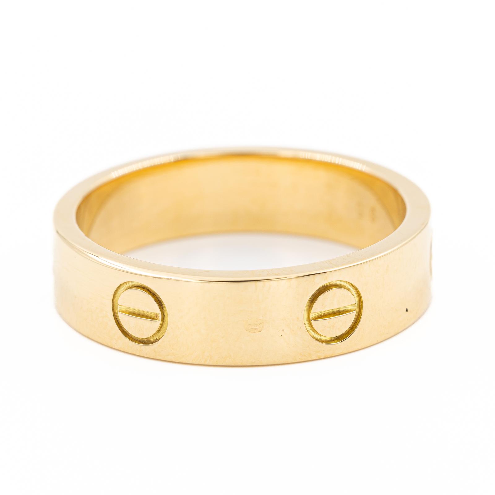 Cartier Love Ring Yellow Gold