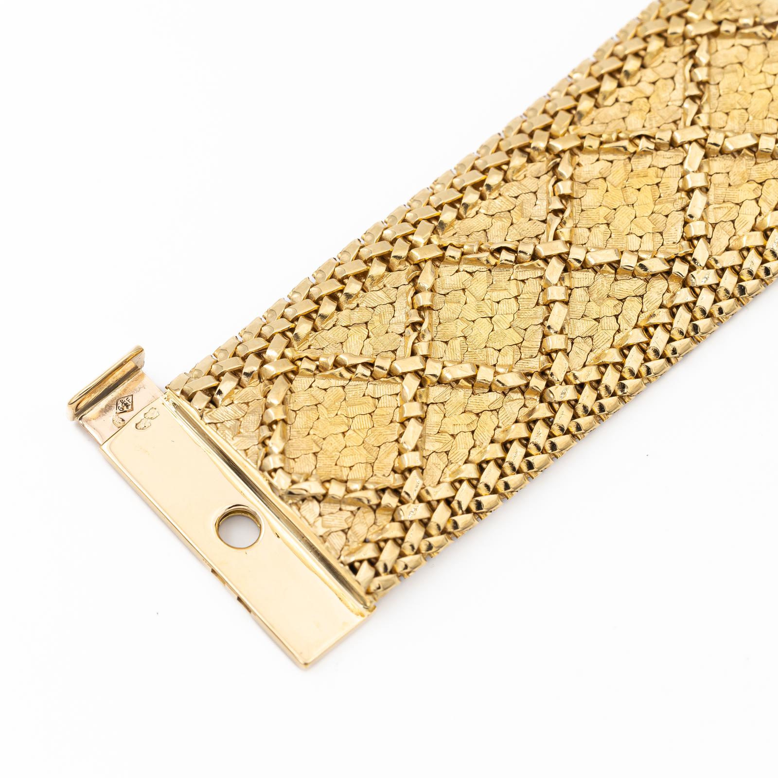 Gay Freres Vintage Yellow Gold Bracelet