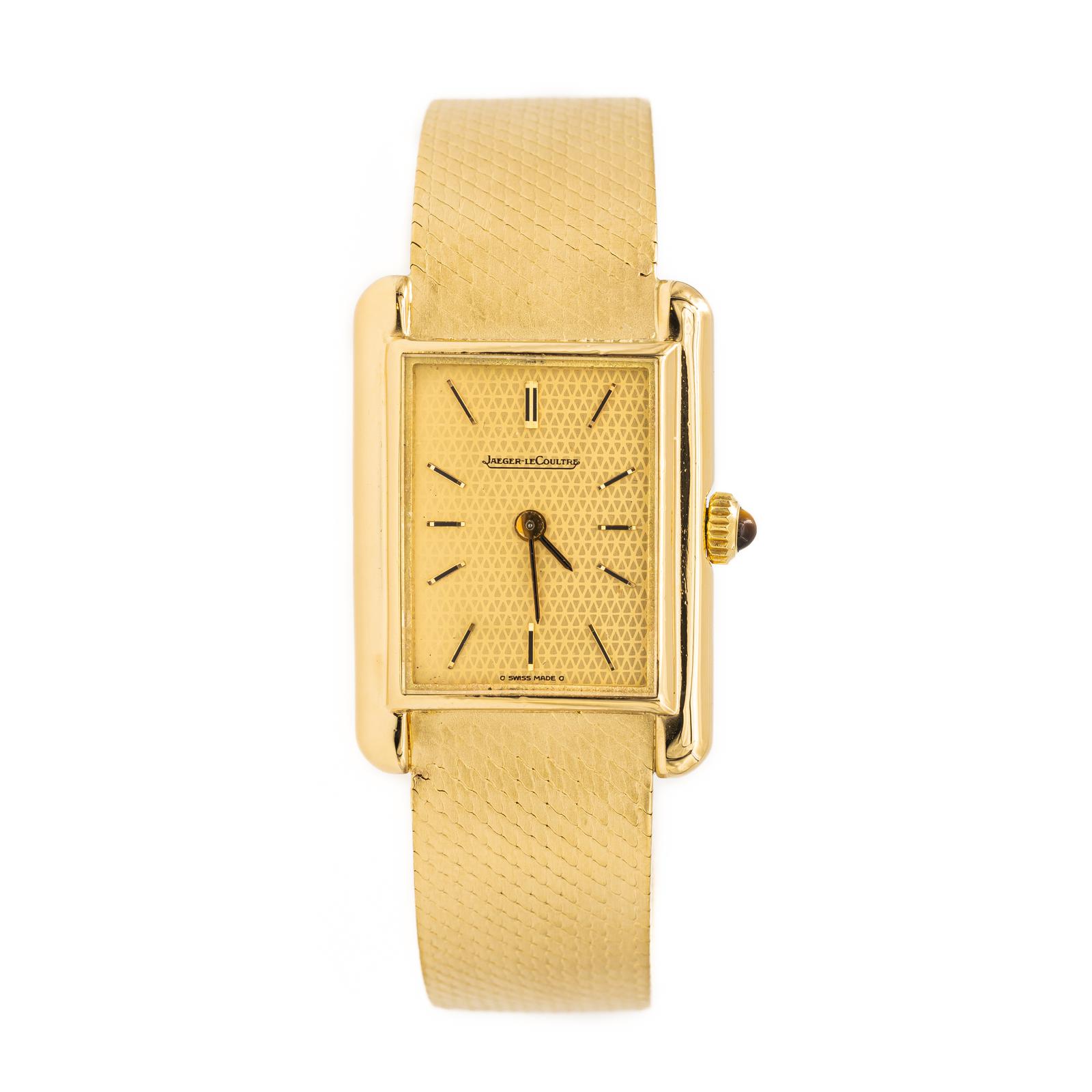 Jaeger- LeCoultre Montre  Or jaune Œil de tigre