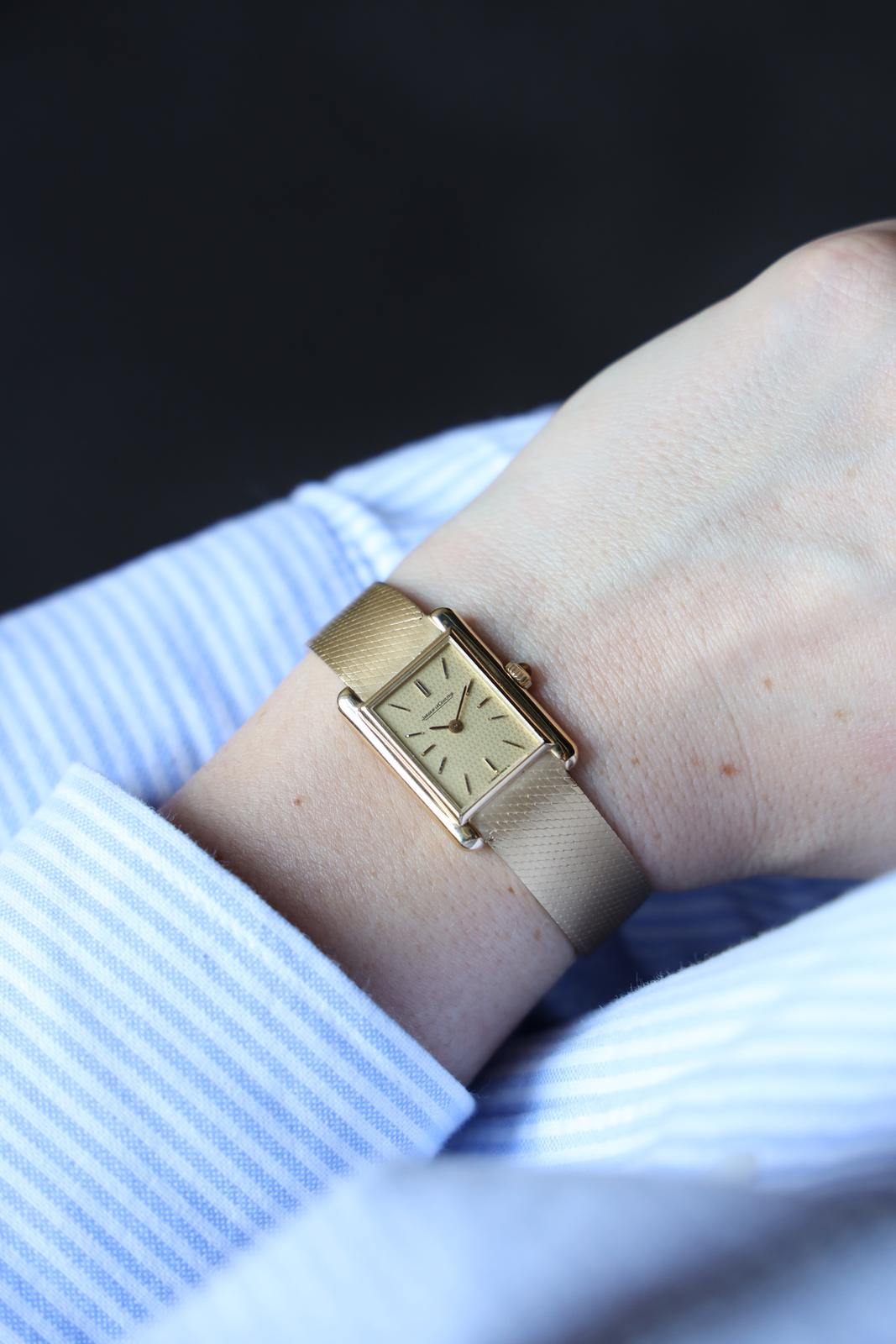 Jaeger- LeCoultre Montre  Or jaune Œil de tigre
