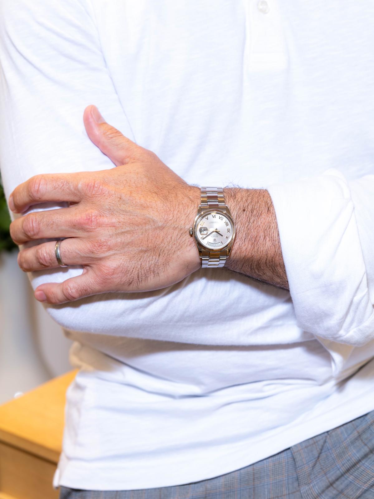 Rolex Day-Date Watch White Gold