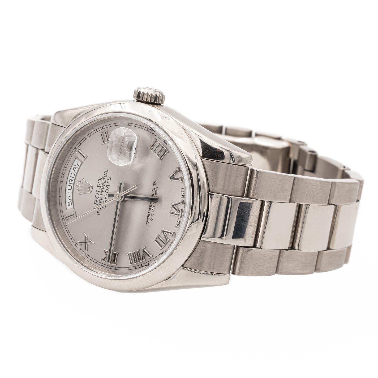 Rolex Day-Date Watch White Gold