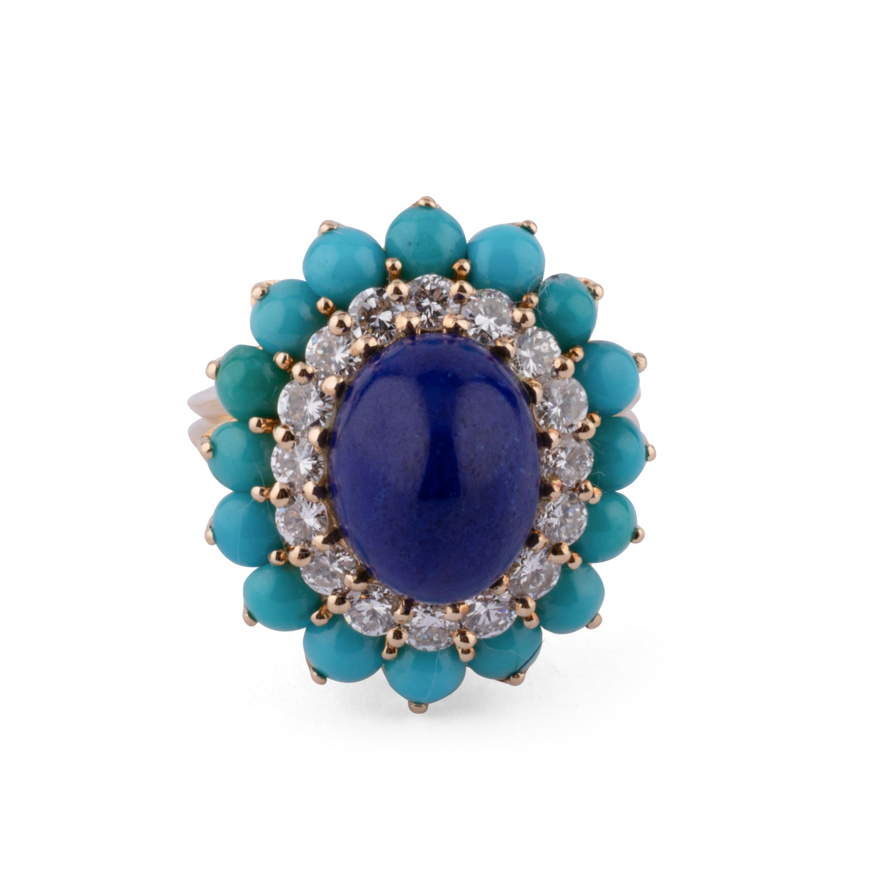 Yellow gold cocktail ring from Boucheron