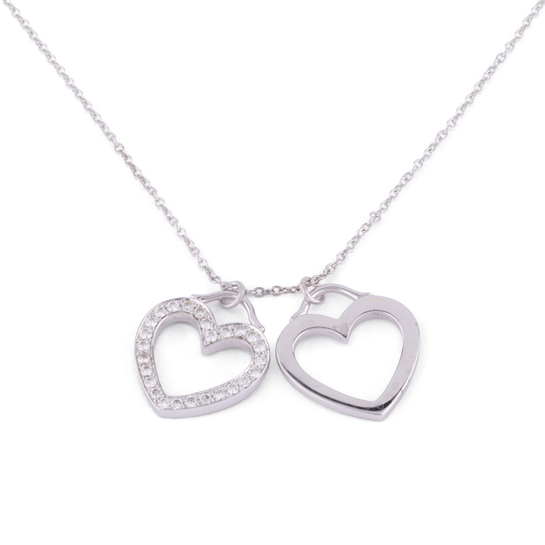 White gold and diamond necklace from Tiffany &amp; Co.