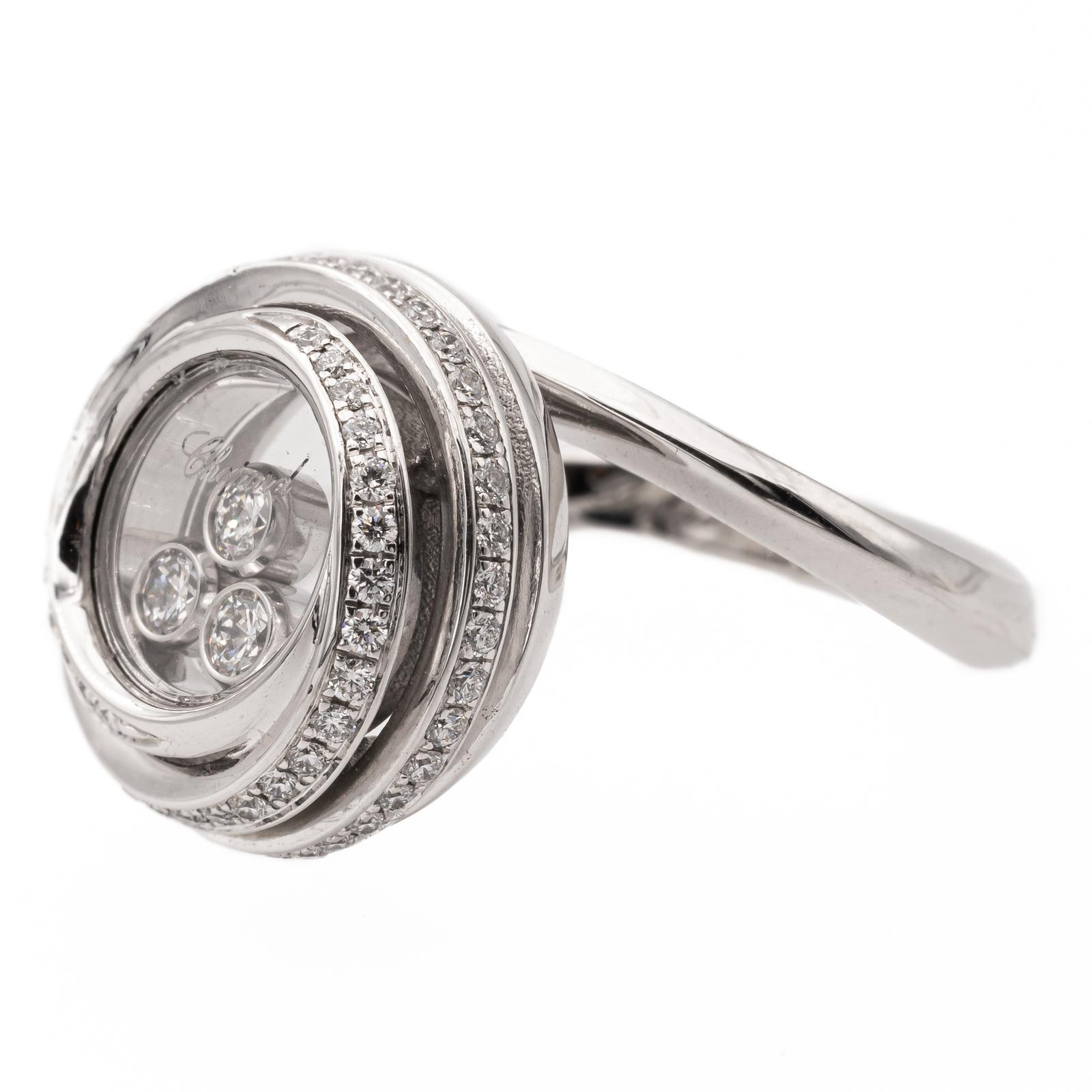 Chopard Happy Diamonds Ring White Gold Diamond