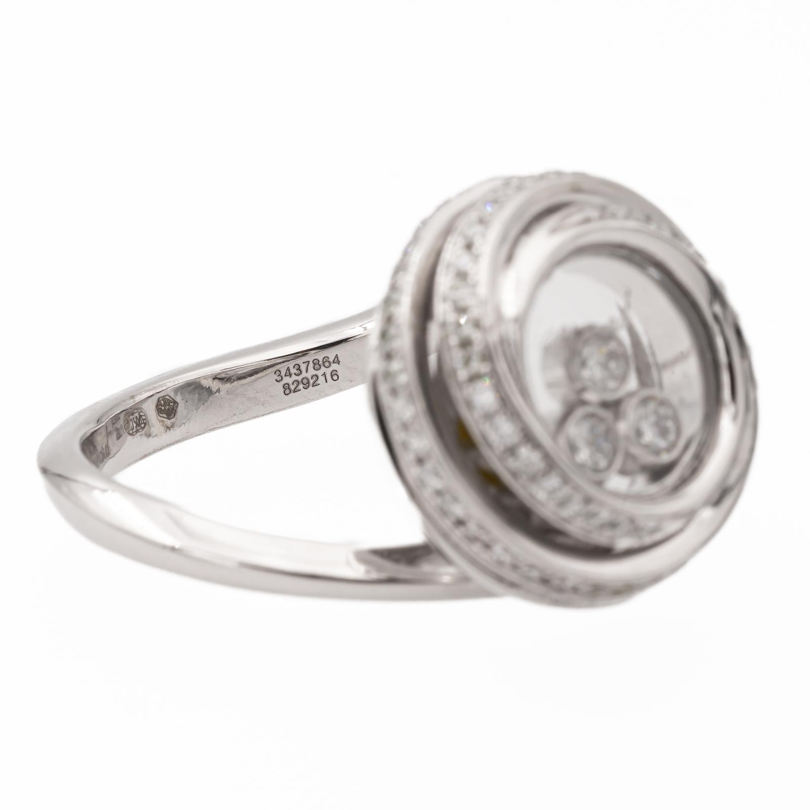 Chopard Happy Diamonds Ring White Gold Diamond