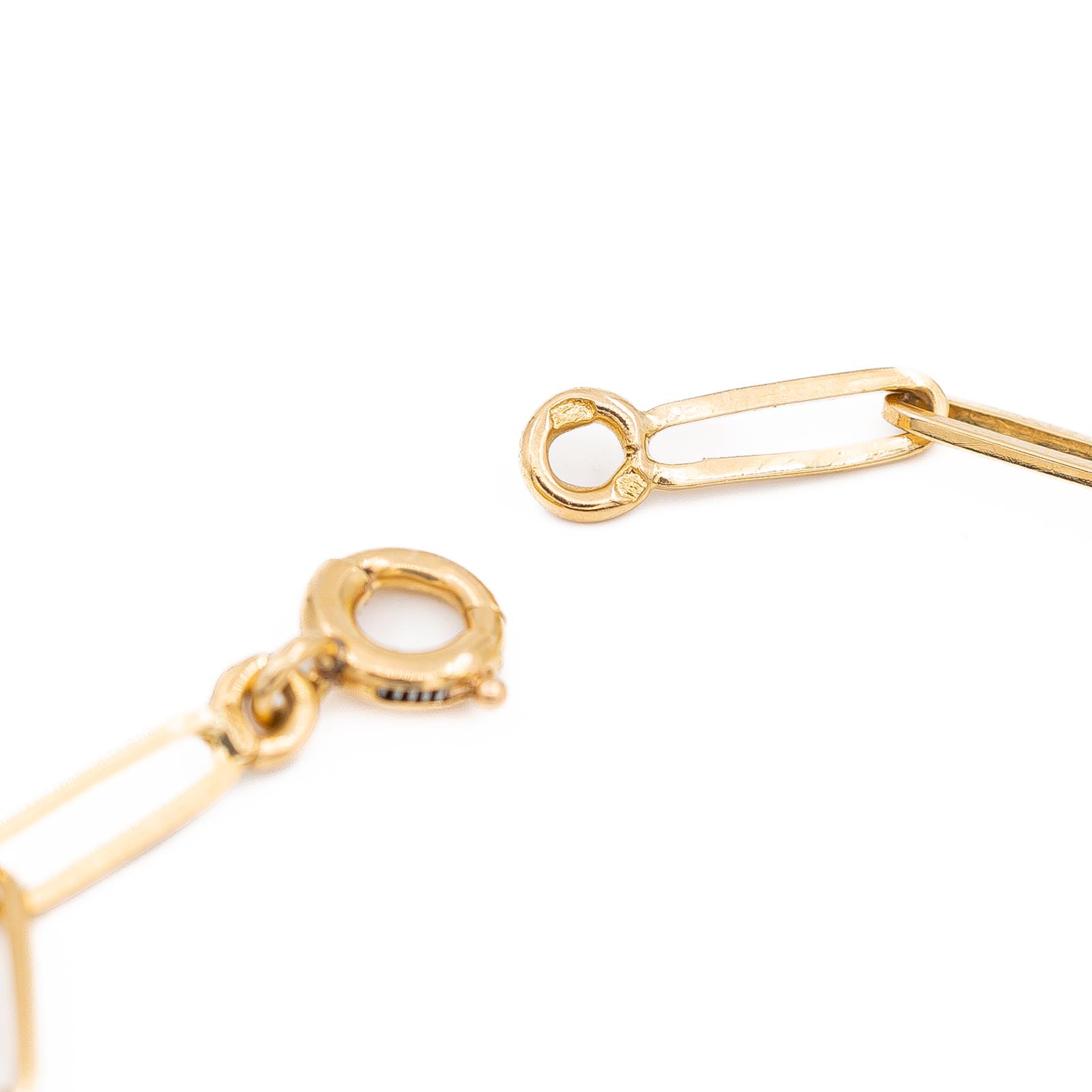 Dinh Van Yellow Gold Target Bracelet
