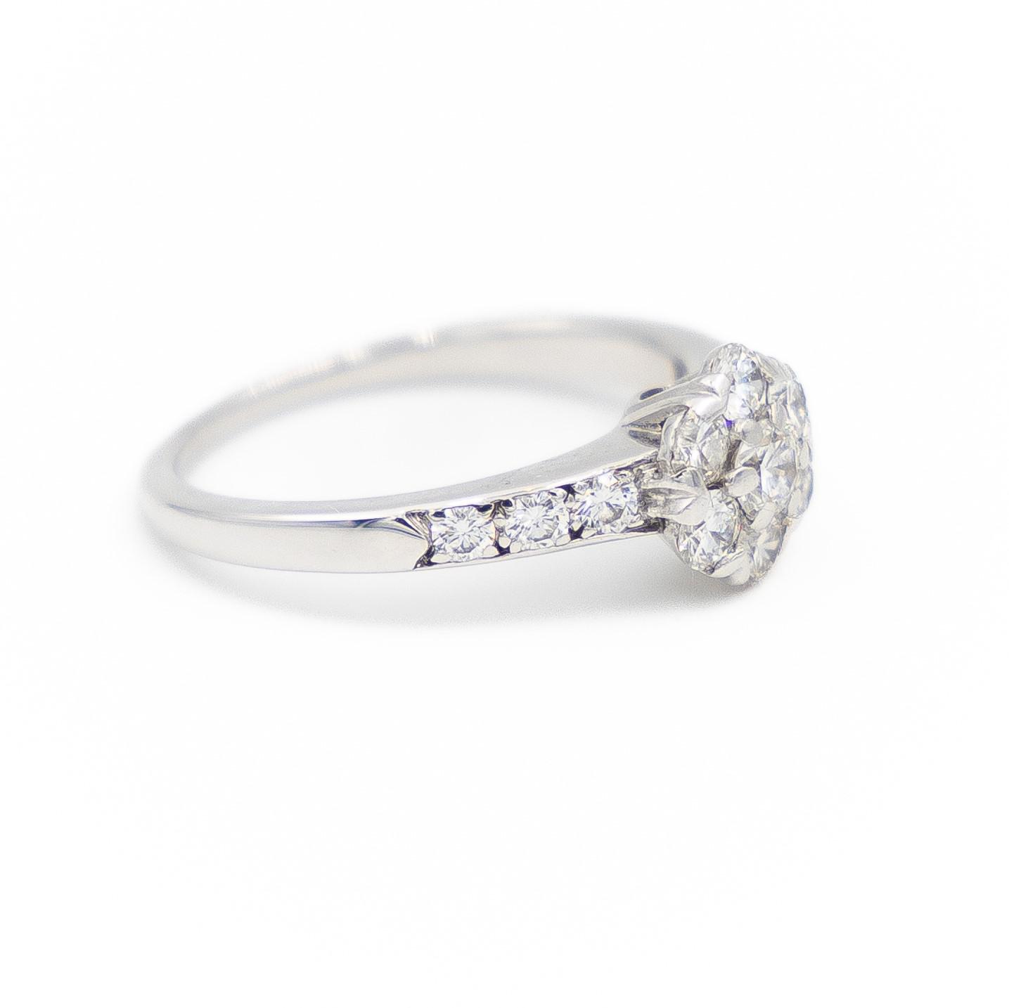 Van Cleef &amp; Arpels Fleurette Ring White Gold Diamond