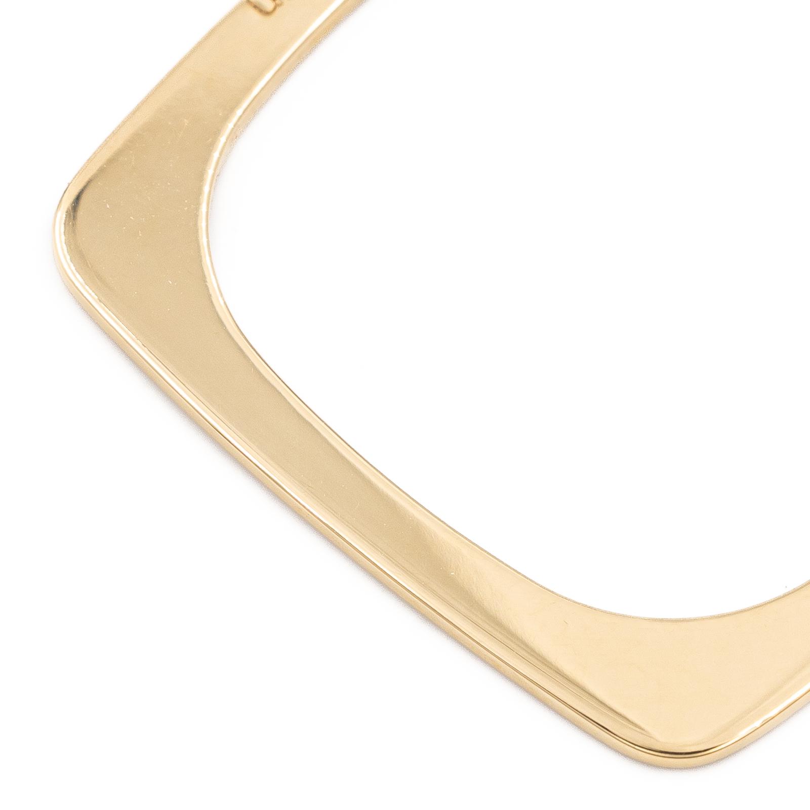 Dinh Van Yellow Gold Impression Pendant