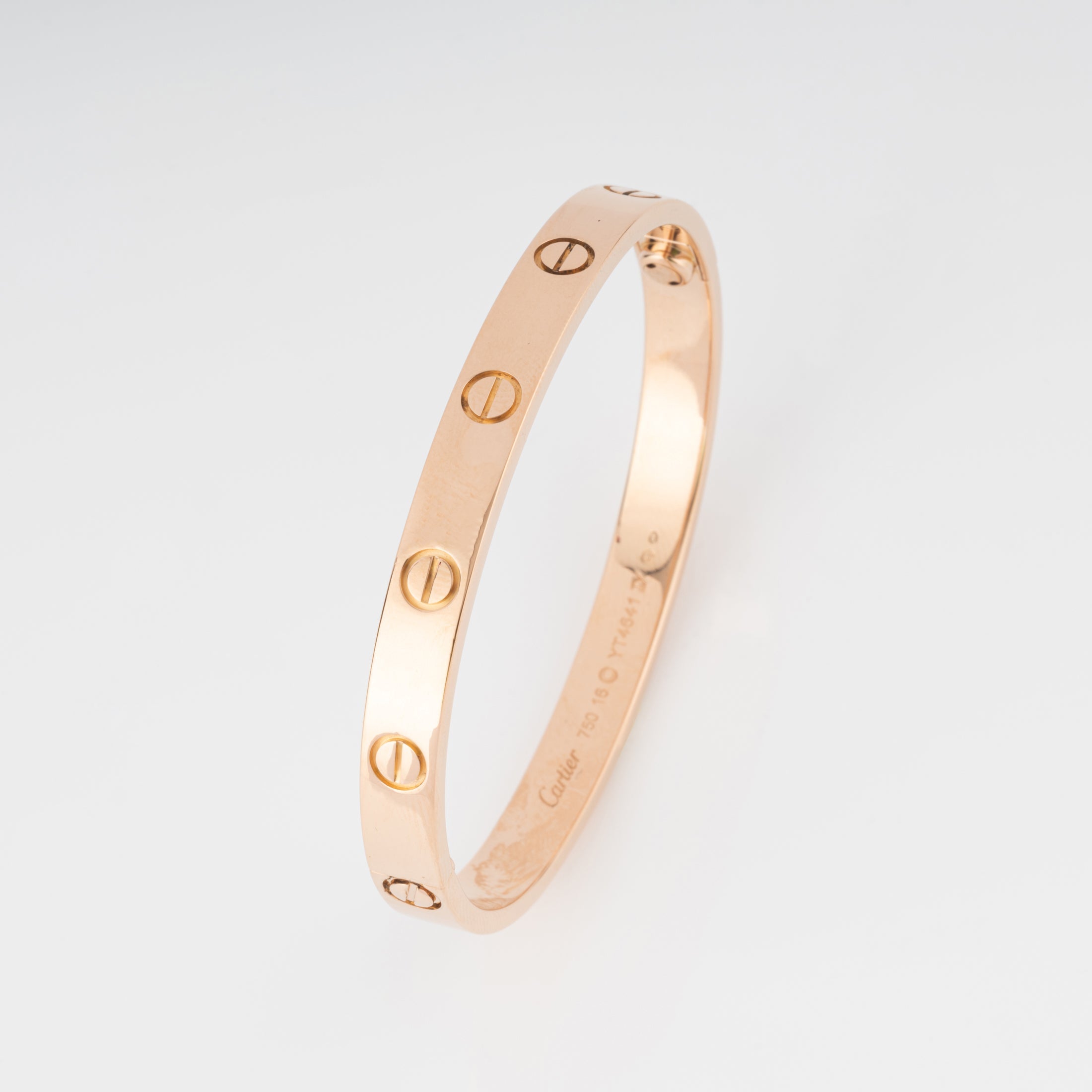Rose gold bracelet from the Cartier Love collection, large model