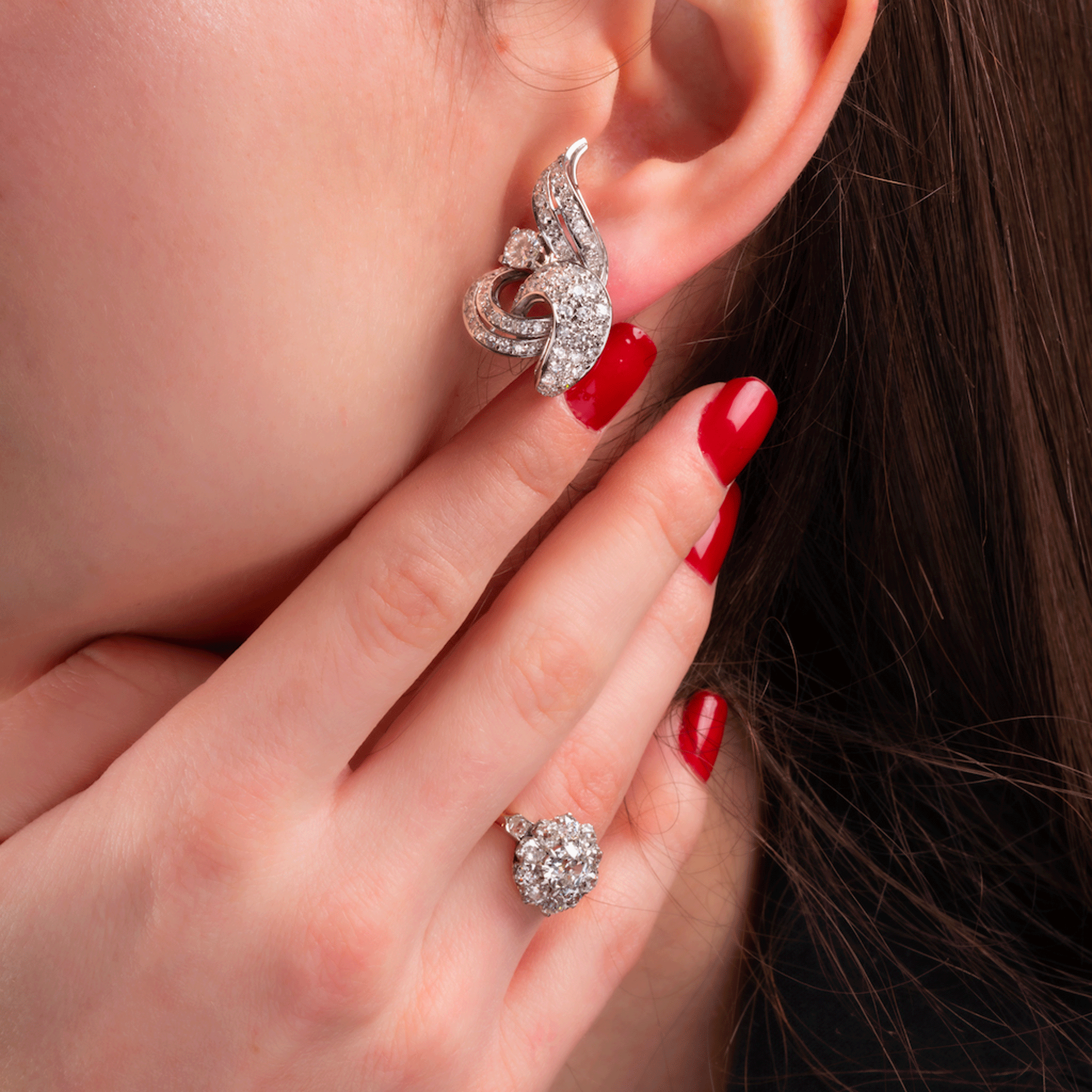 Boucles d'oreilles volutes