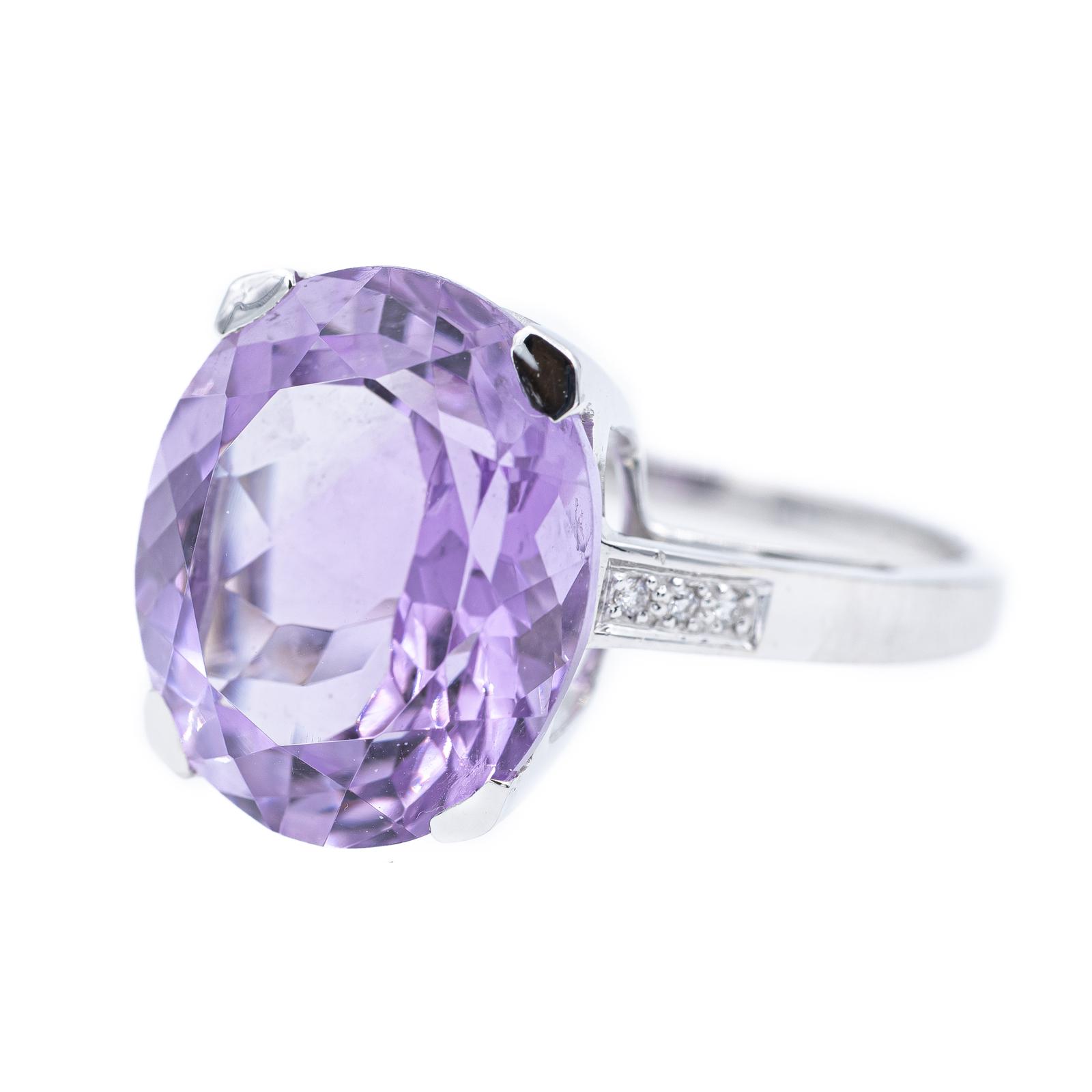 Mauboussin Cocktail Ring My Baby Love White Gold Amethyst