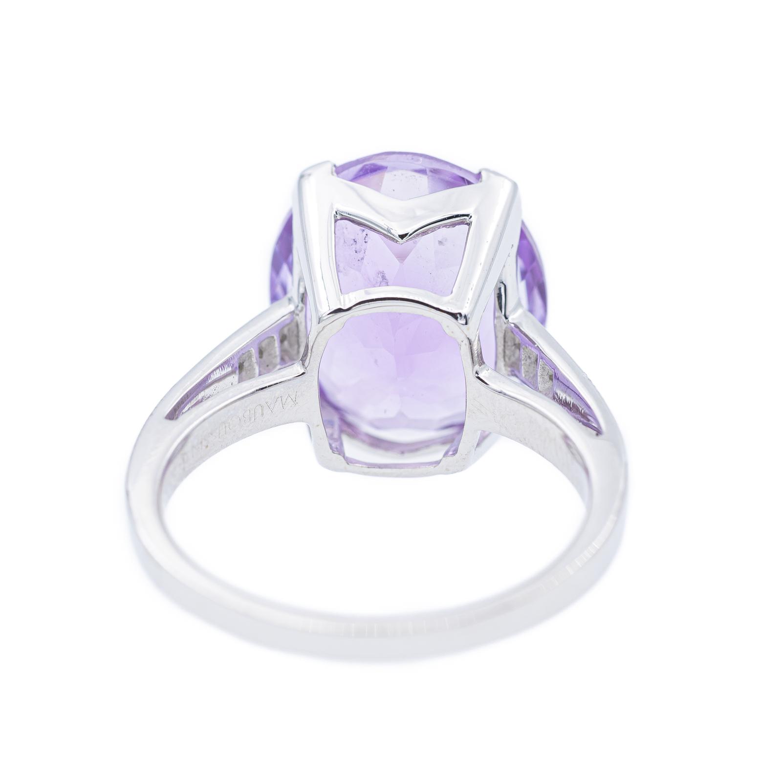 Mauboussin Cocktail Ring My Baby Love White Gold Amethyst