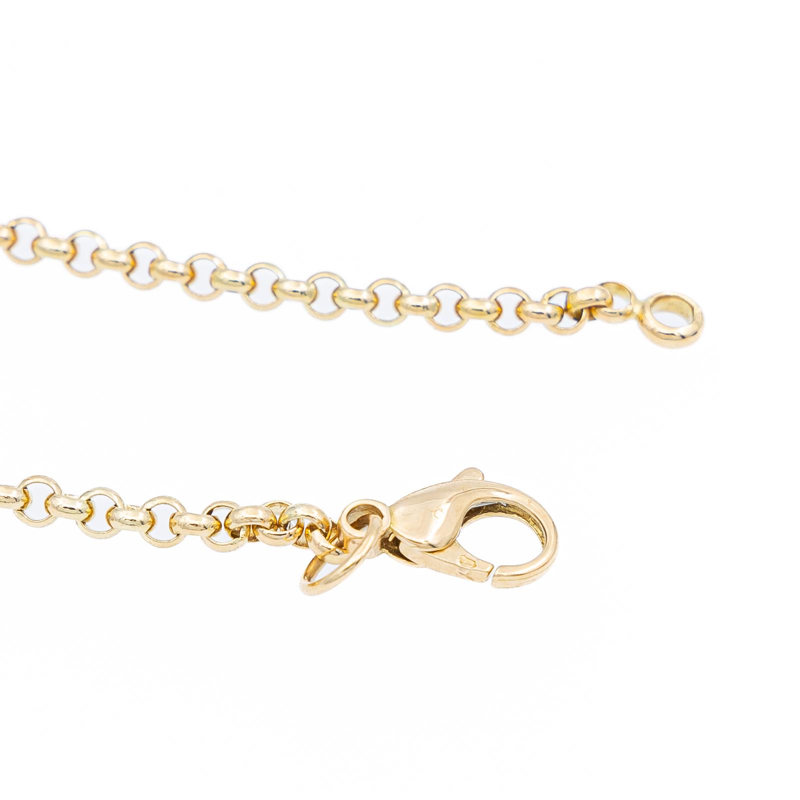Fred Yellow Gold Diamond Chain Link Necklace
