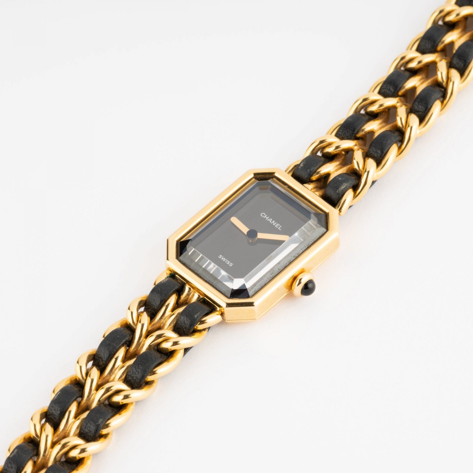 Chanel Ma Première gold metal watch