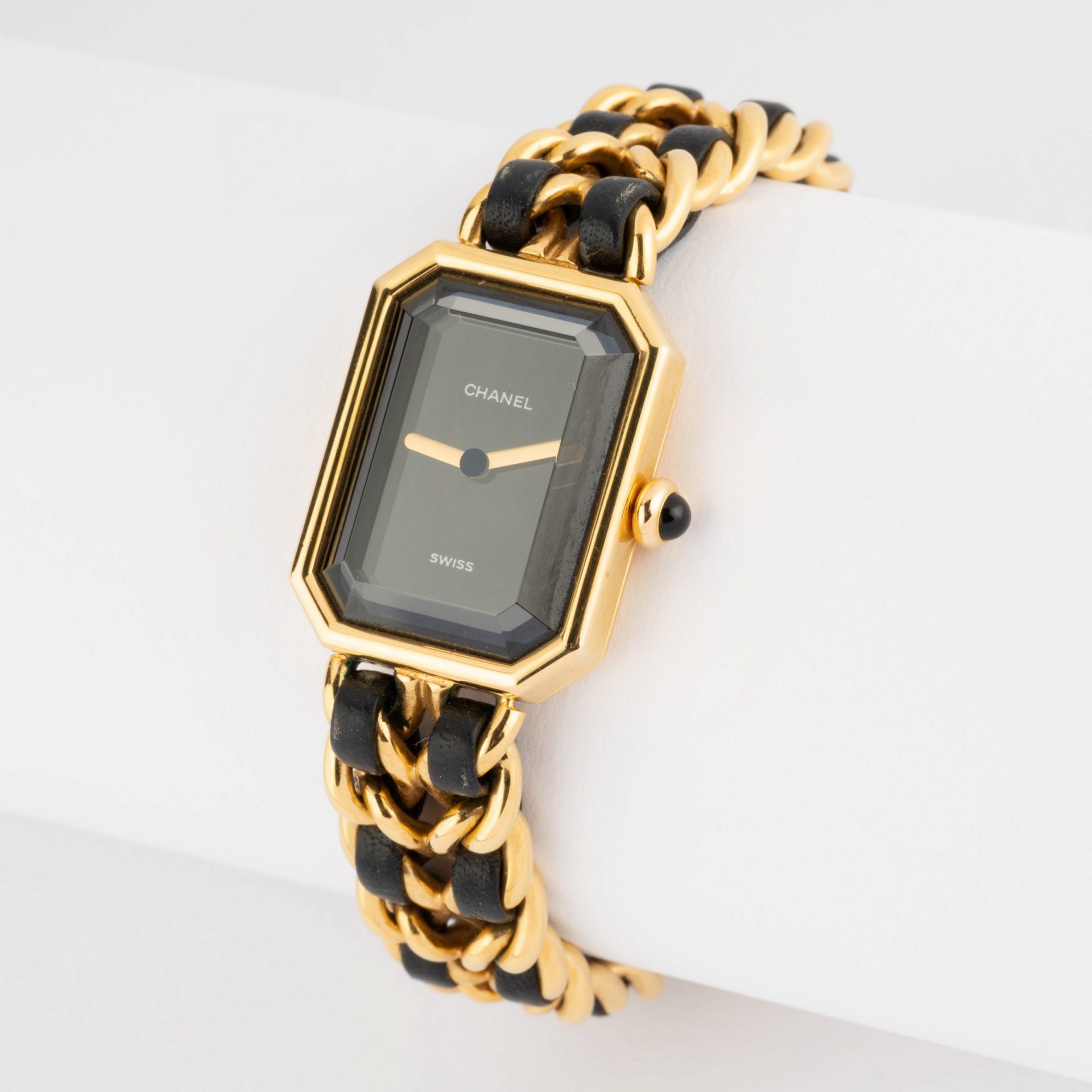 Chanel Ma Première gold metal watch