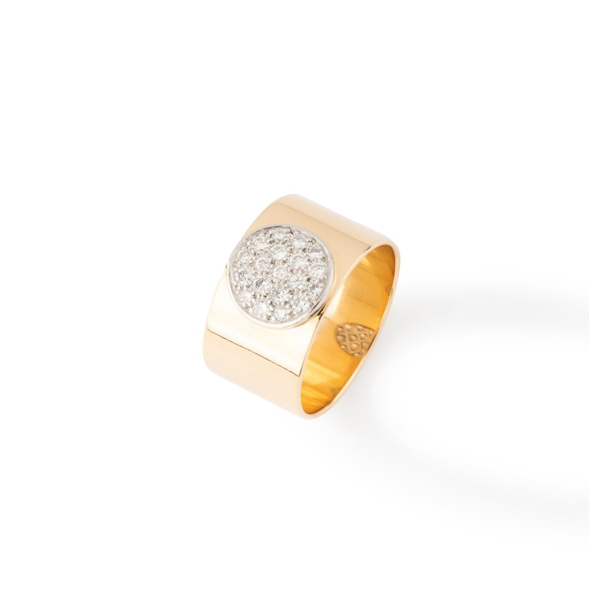 Bague Anthéa or jaune et diamants signée DINH VAN - Maison Eloe