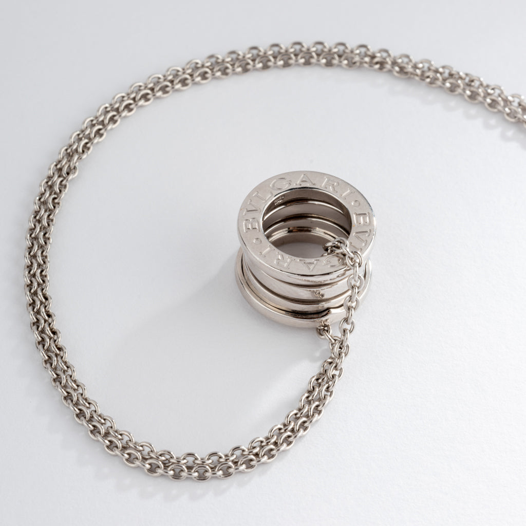 Bvlgari necklace, B.Zero1 collection in white gold