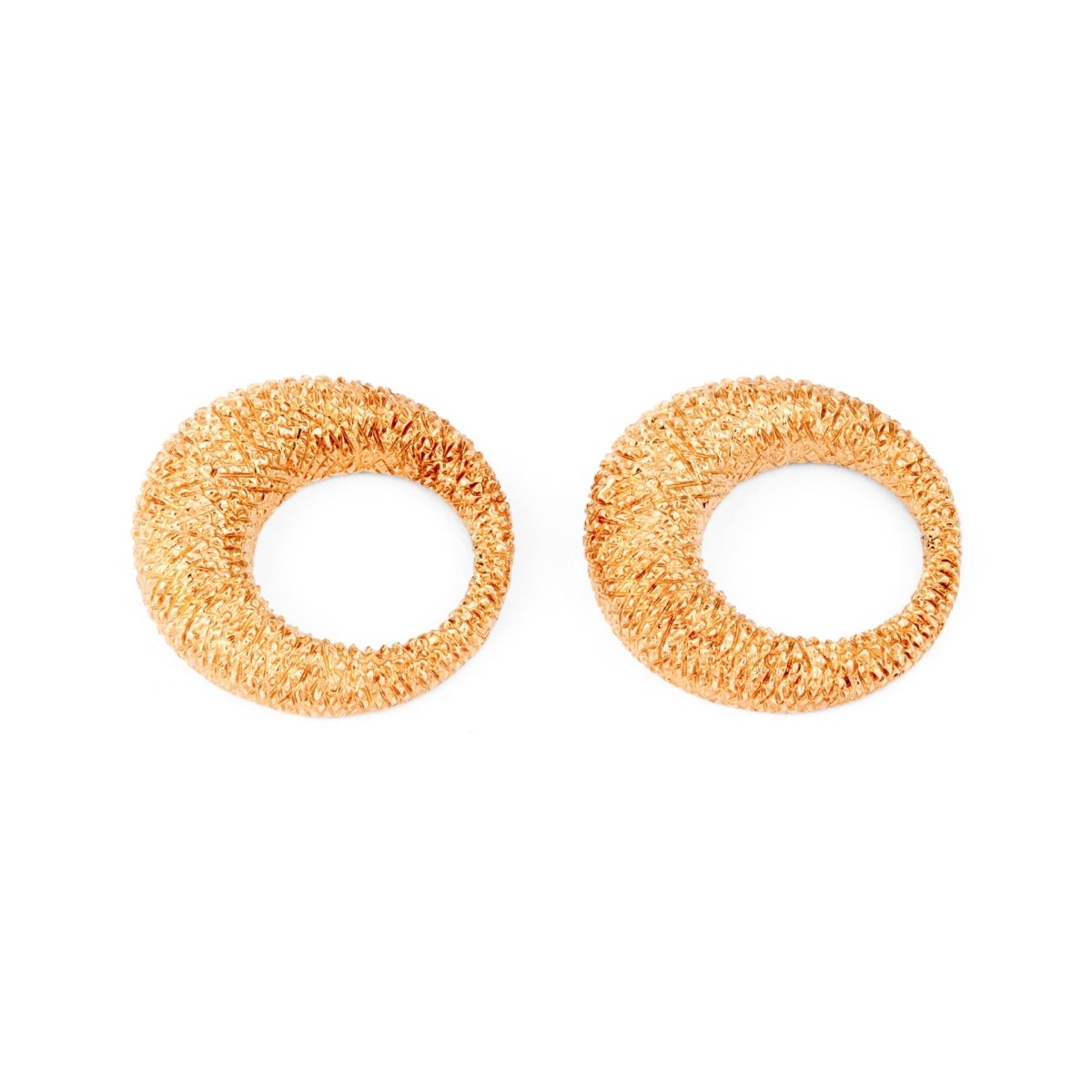 Boucles d'oreilles de la maison Van Cleef & Arpel en or jaune et diamants - Maison Eloe