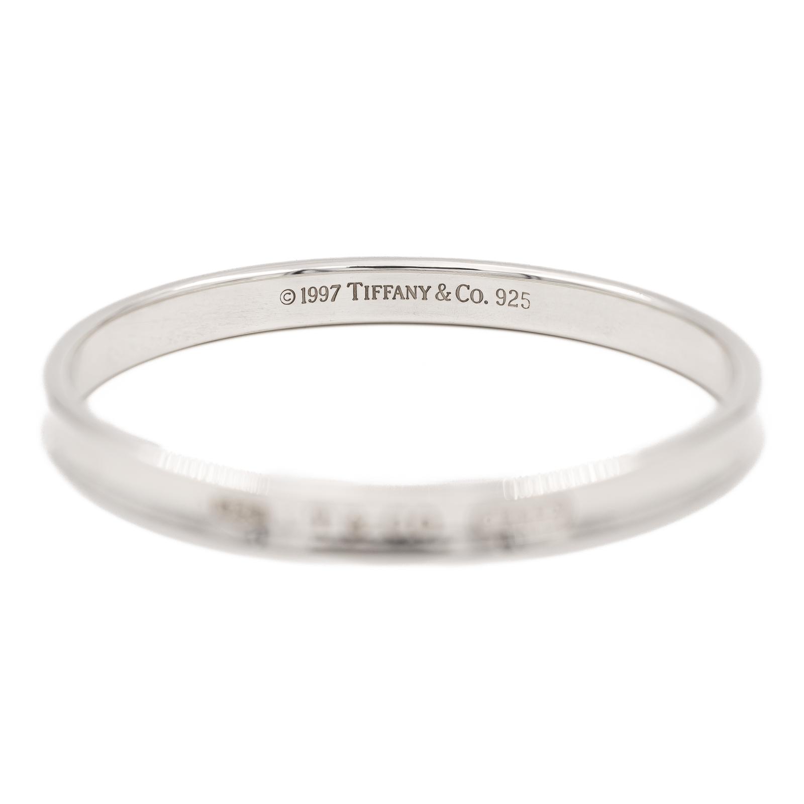 Tiffany &amp; Co 1837 Silver Bangle Bracelet