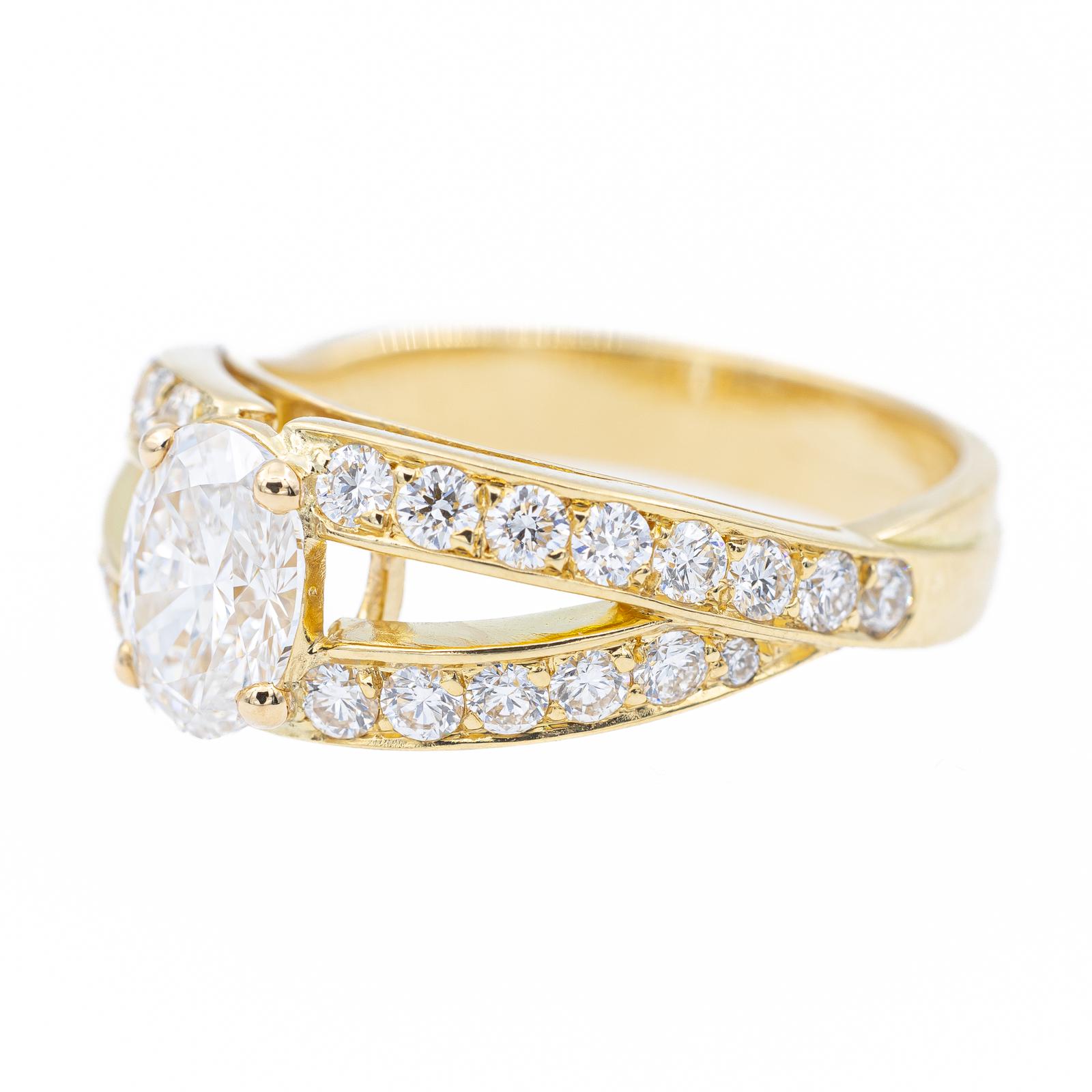 Mellerio Yellow Gold Diamond Ring