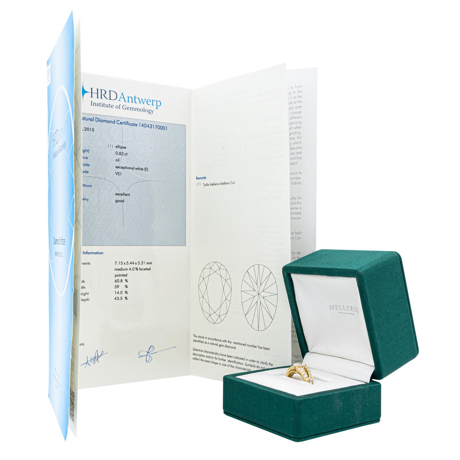 Mellerio Yellow Gold Diamond Ring