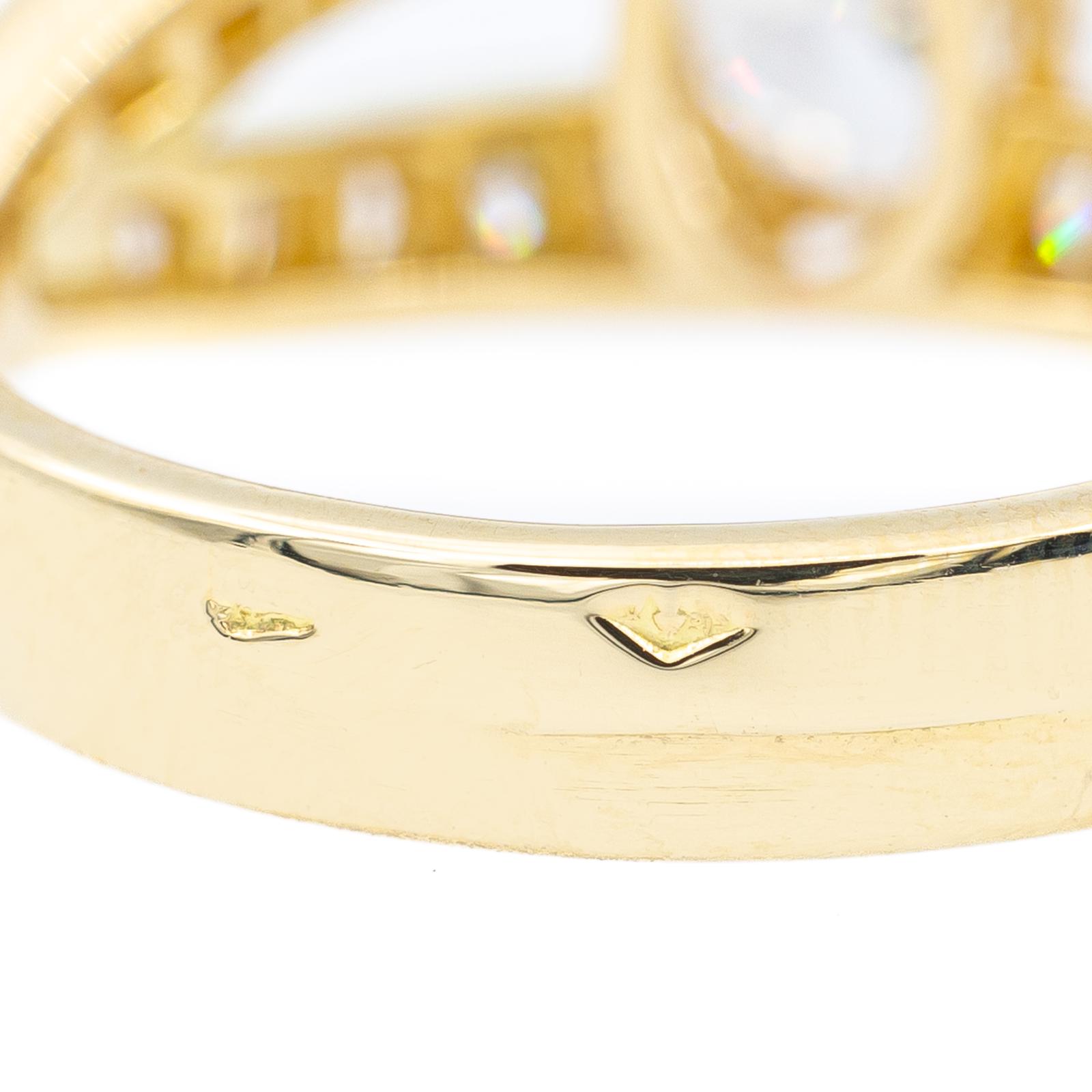 Mellerio Yellow Gold Diamond Ring