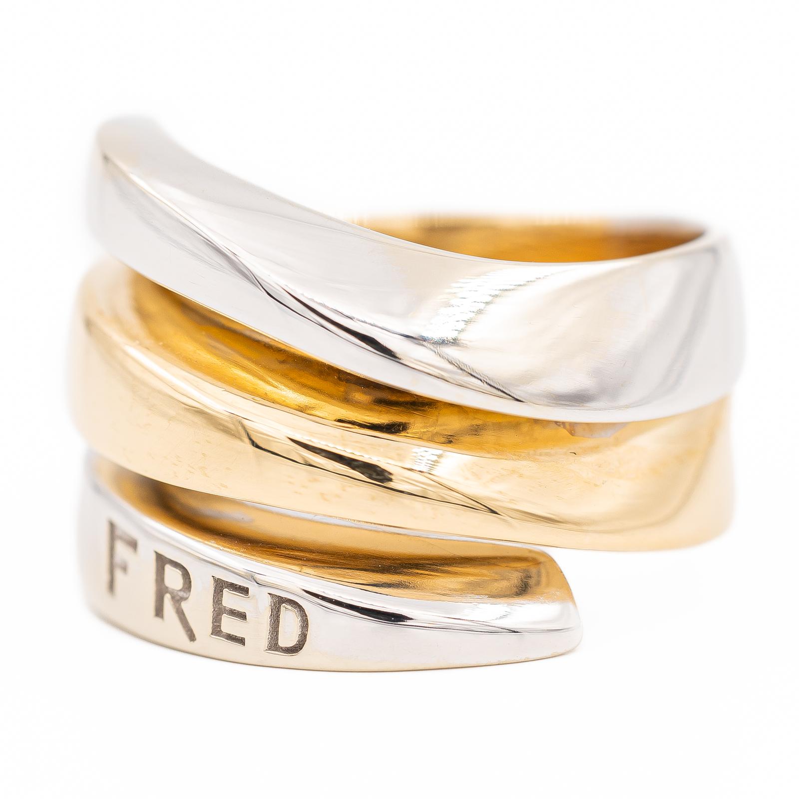 Fred Ring White gold, Yellow gold