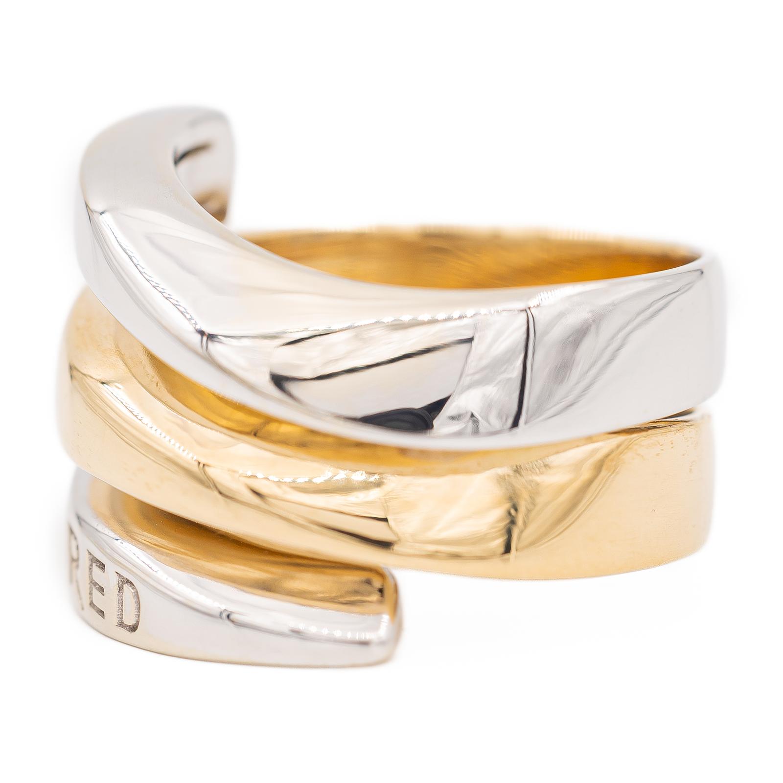 Fred Ring White gold, Yellow gold
