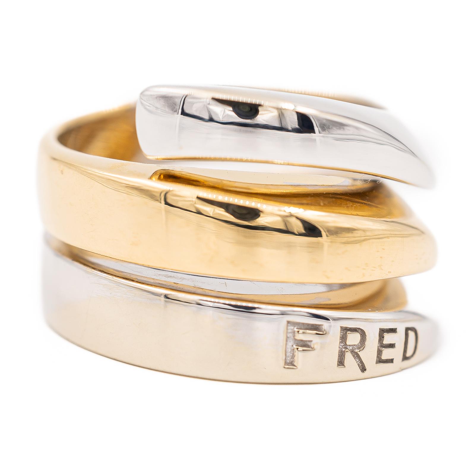 Fred Ring White gold, Yellow gold