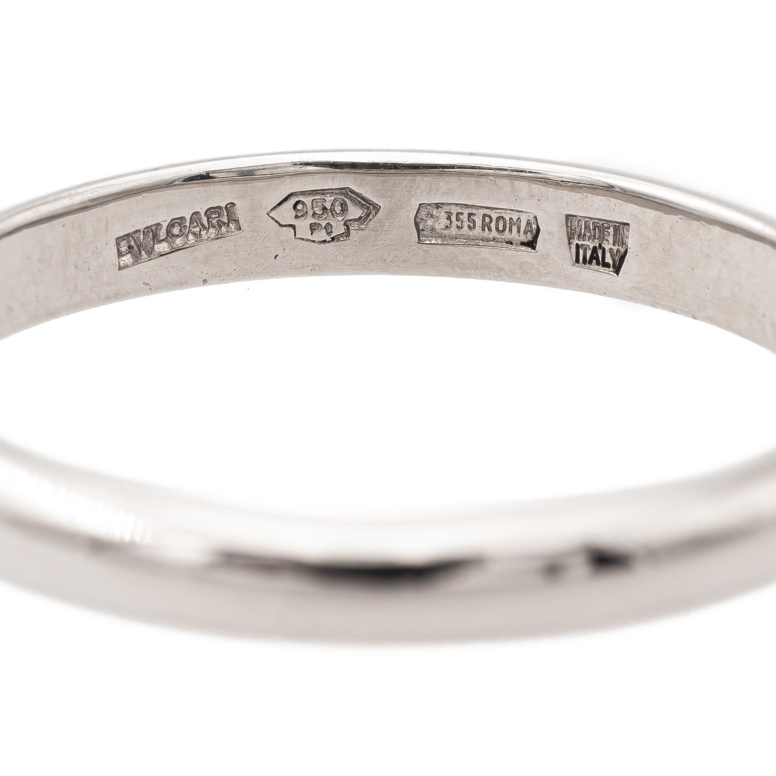 Bulgari Fedi Platinum Alliance Ring