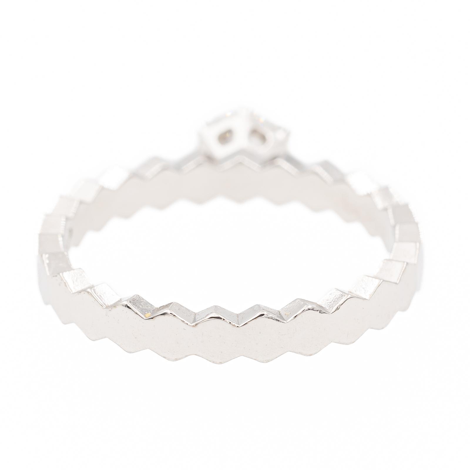 Chaumet Bee my Love Solitaire Ring White Gold Diamond
