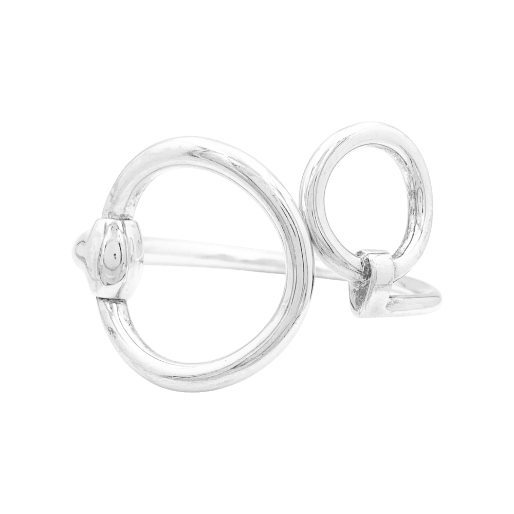 Bracelet Hermès, argent.