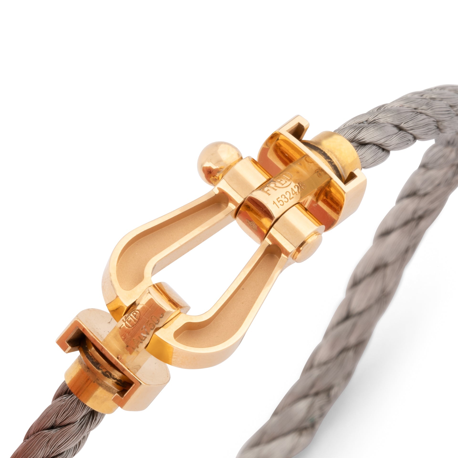Bracelet from the house of Fred force 10 in gold and steel
