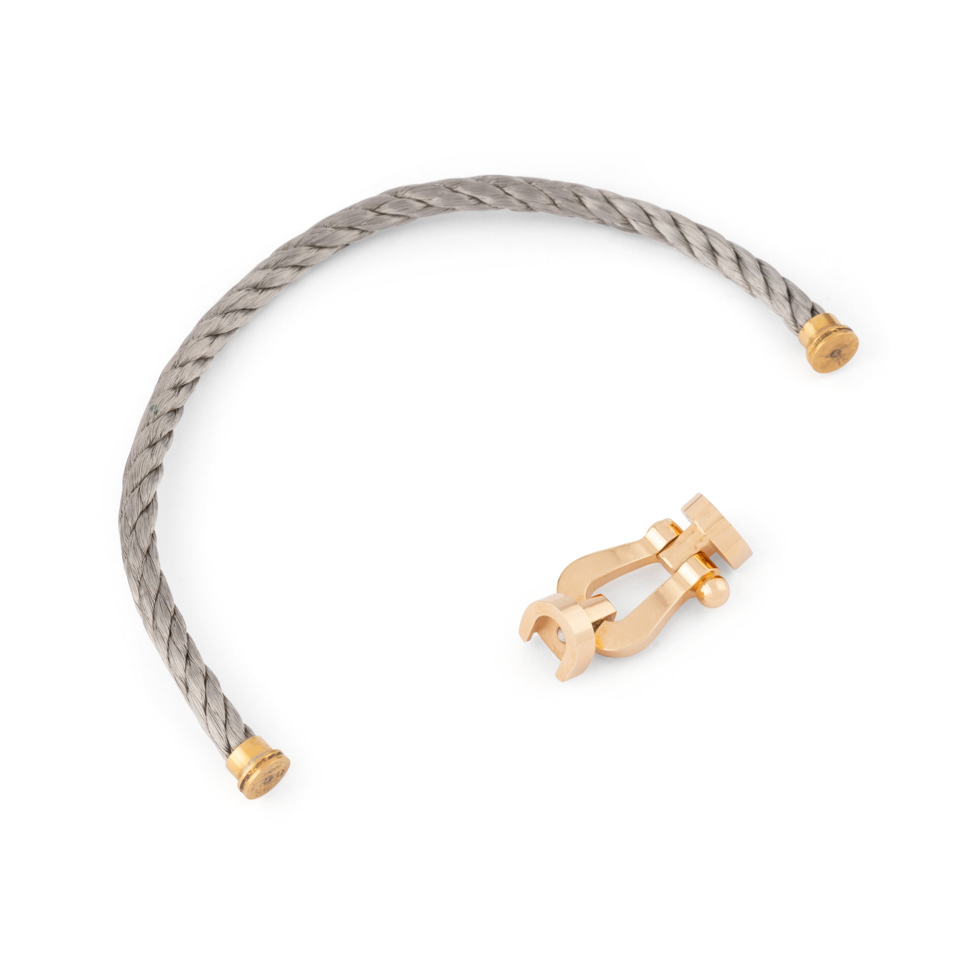 Bracelet from the house of Fred force 10 in gold and steel