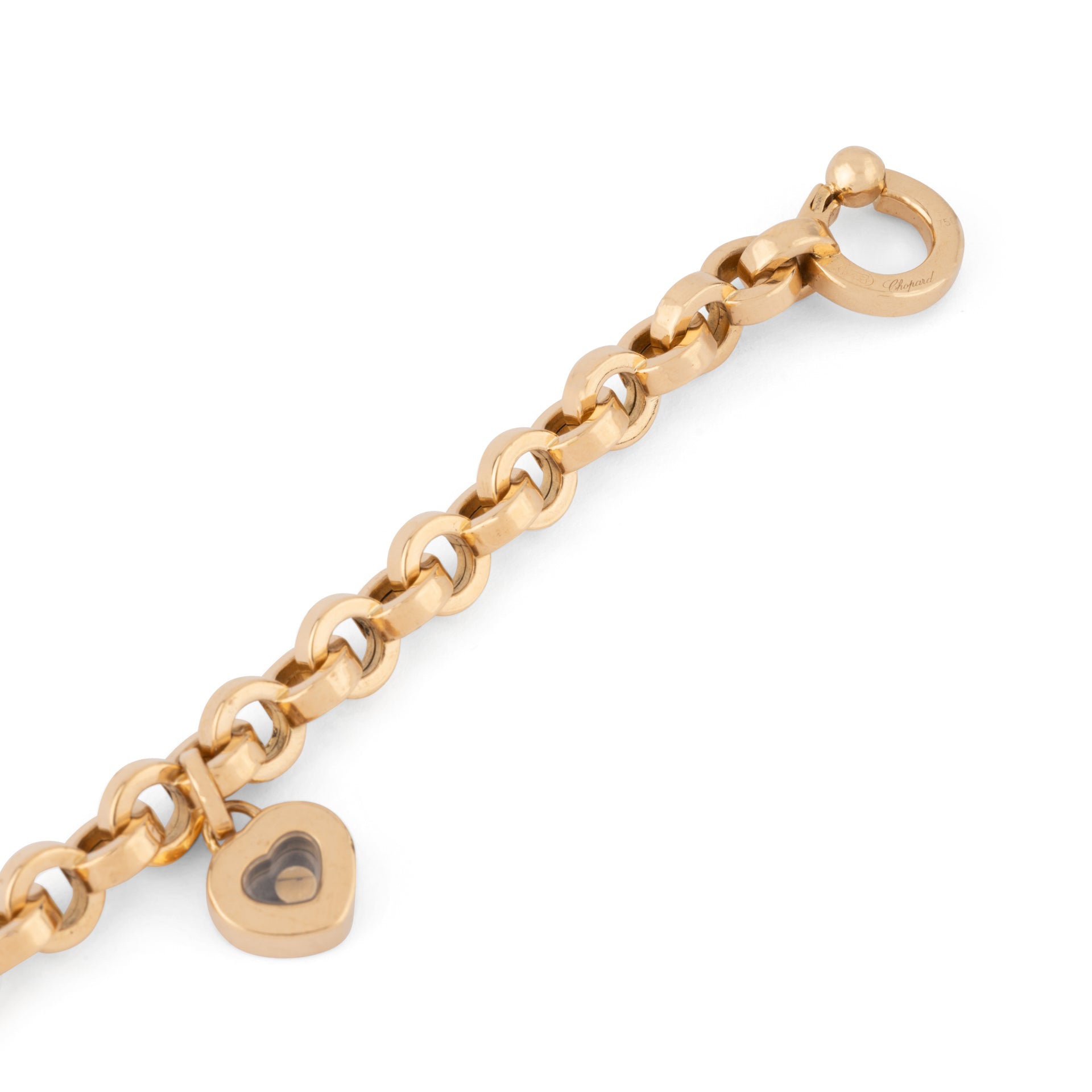 Chopard yellow gold bracelet from the Happy Diamond collection