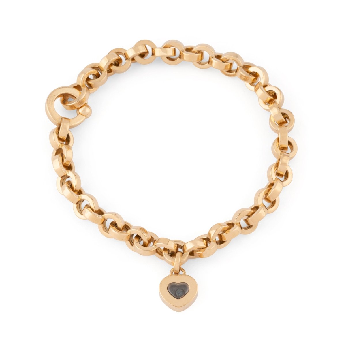 Bracelet de la maison Chopard en or jaune collection Happy Diamond - Maison Eloe